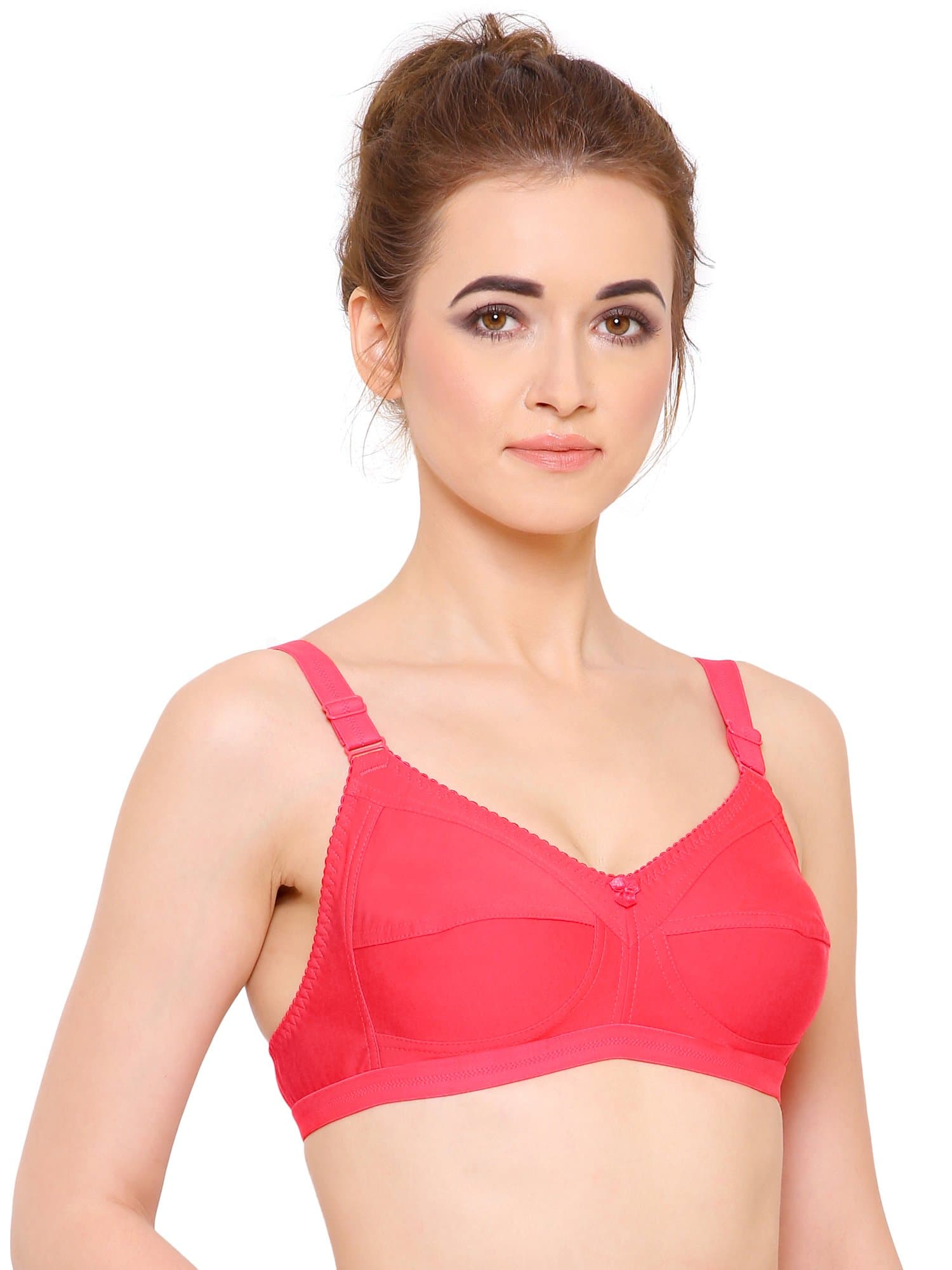 INKURV Full Coverage Cotton Bra for Heavy Bust| Minimizer Bra for Women| Anti-Sagging Breast Lift Up| Non-Wired| Non-Padded Daily Use Bra for Ladies| Combo of 2
