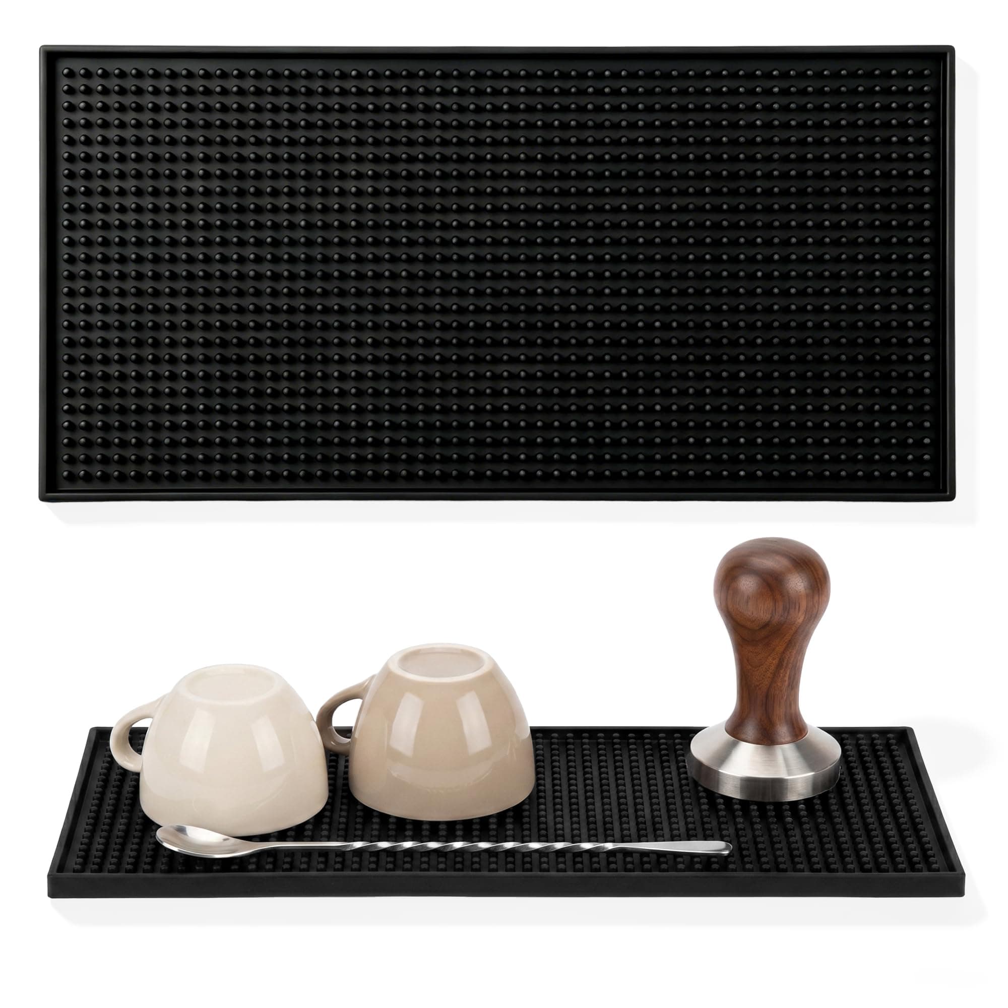 XieNie Bar Mat, 12"x6" Non-Slip PVC Mats for Home Coffee Bar Countertop