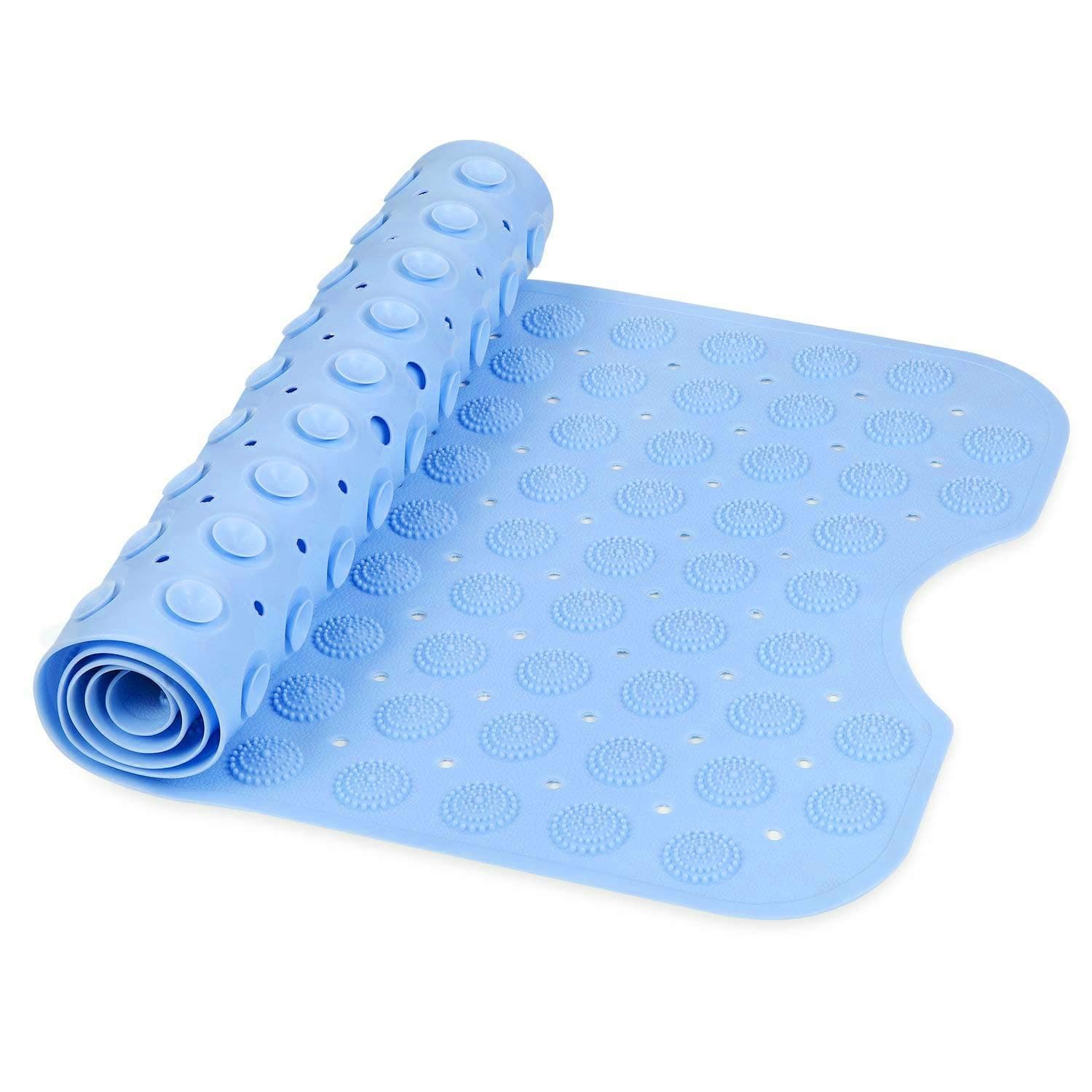 WHOLE MART Vinyl Bath Mat (Multicolour, Standard)