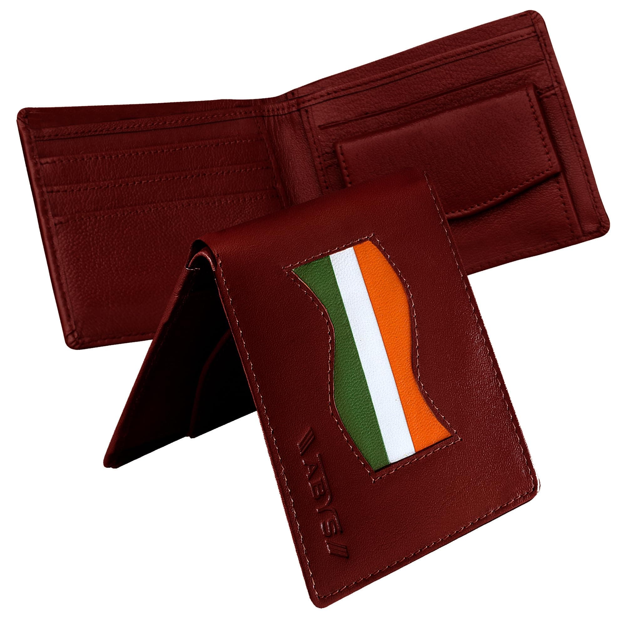 ABYS Genuine Leather Red Wallet||Coin Pouch for Women and Women (8534DQ)