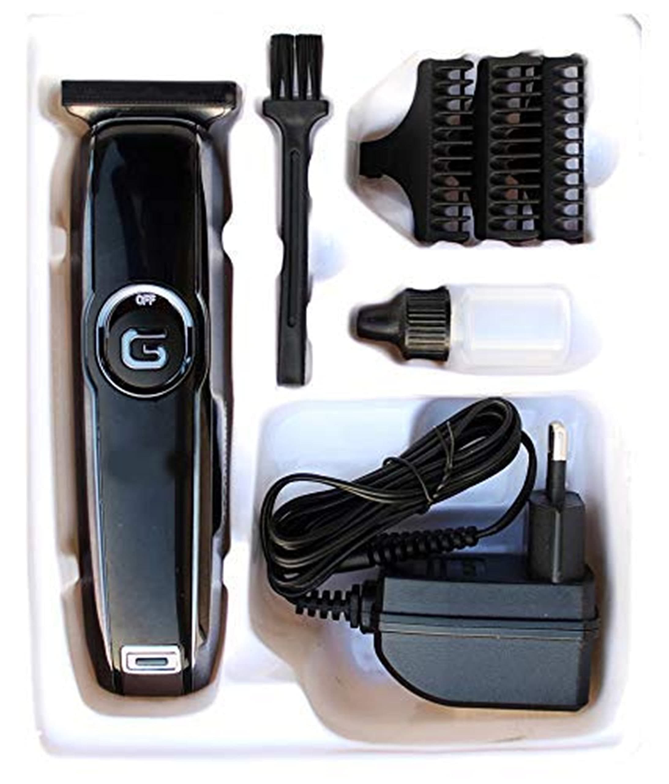 Concepta Trimmer Men Beard – Professional Rechargeable Hair Clipper & Beard Machine | All-in-One Grooming & Shaving | Corded & Cordless Use | Haircut & Face Trimmer for Men (Black)