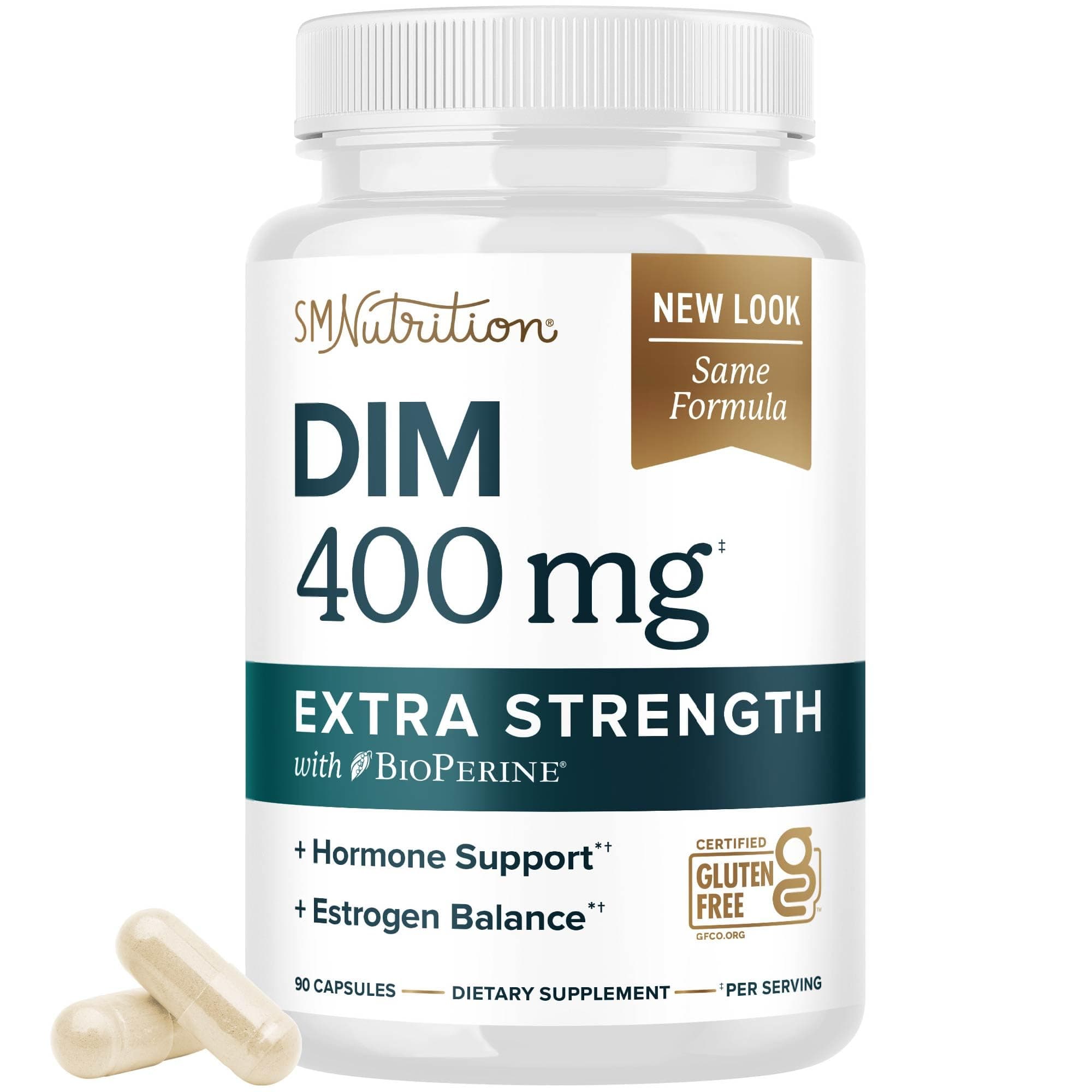 Extra Strength DIM Supplement, 400MG, 90 Capsules