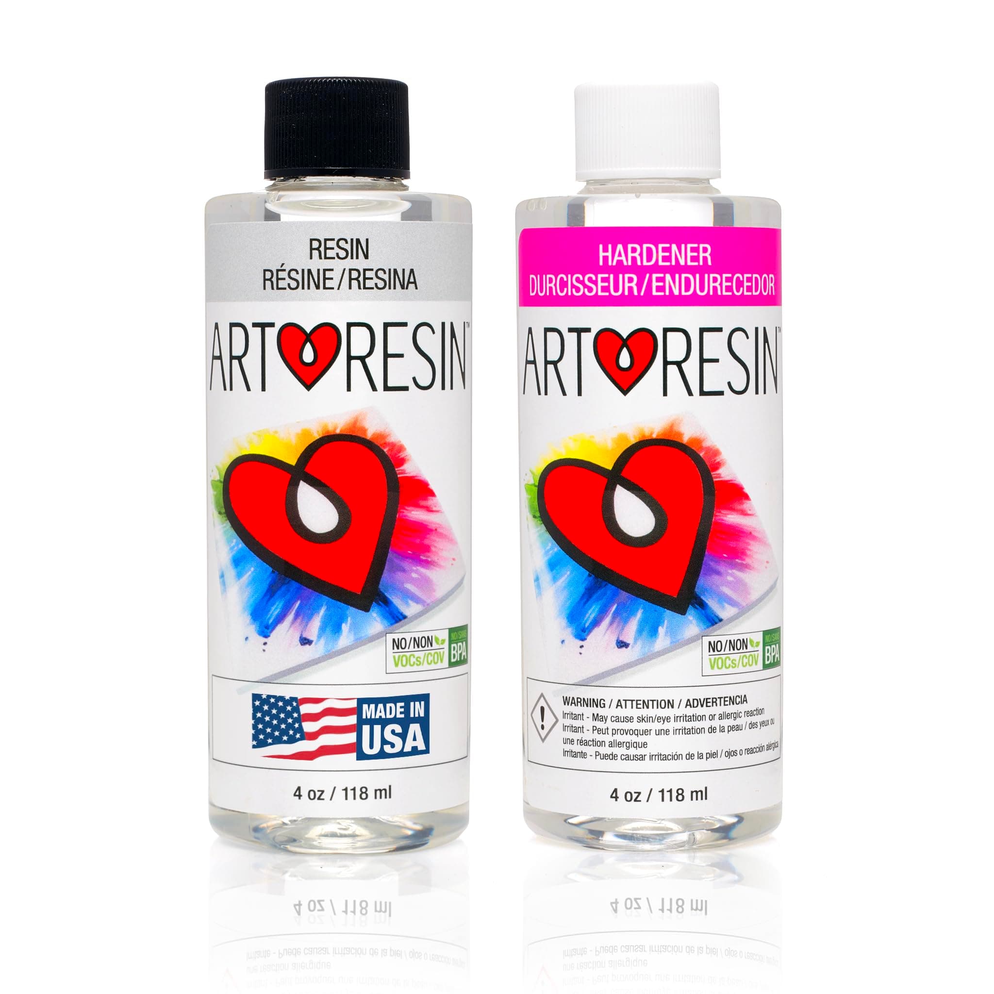 Clear Non-Toxic ArtResin Epoxy Resin Mini Kit