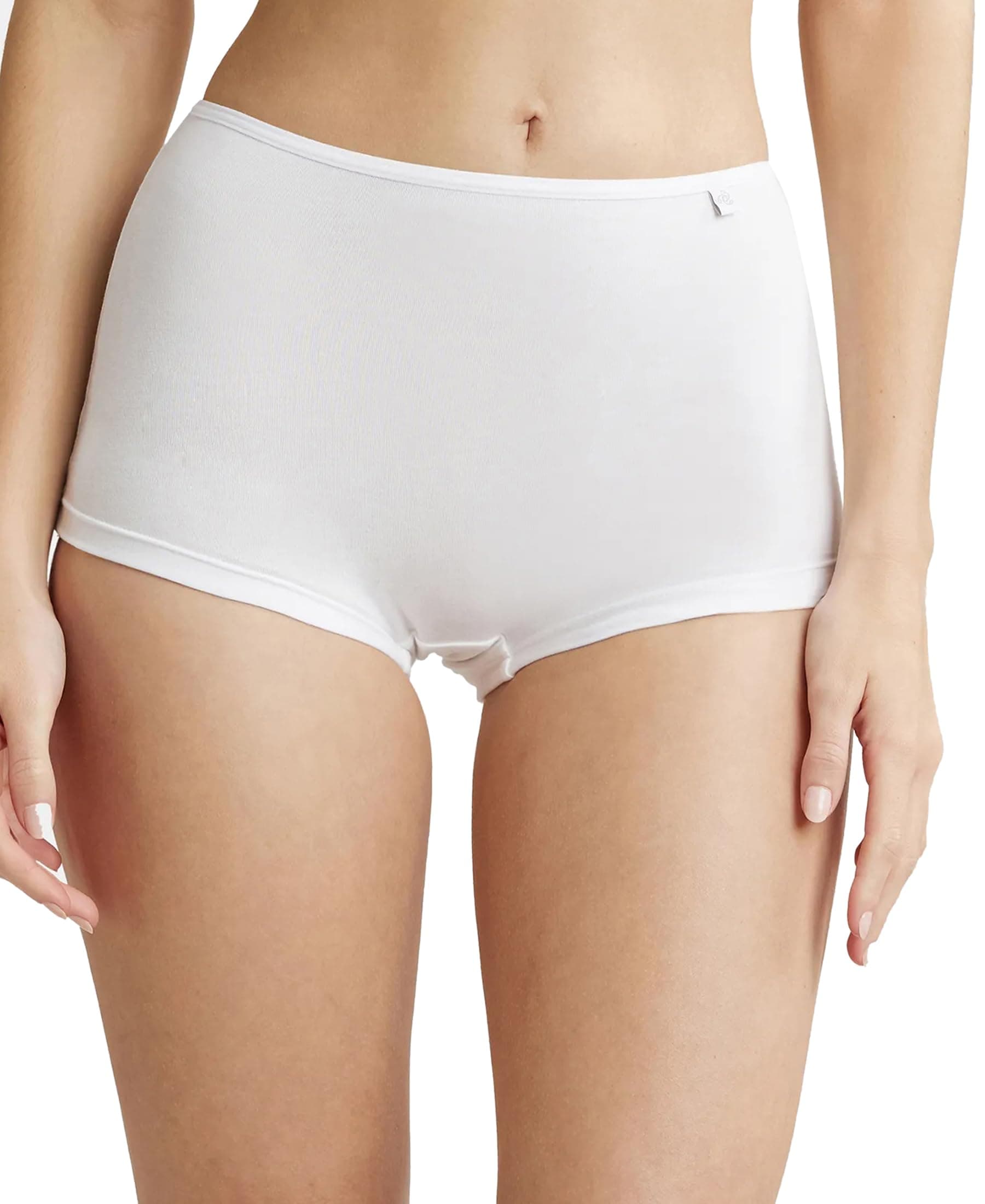 Jockey Women's Cotton Boyshorts (Pack of 1) (SS04_White_XL_White_XL)