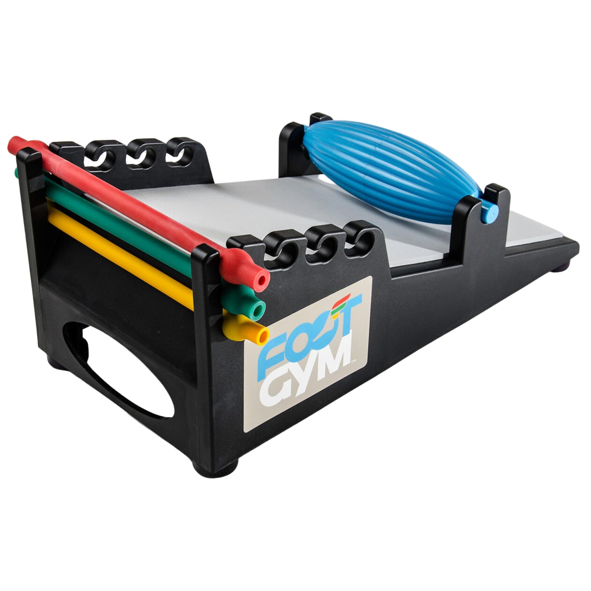 Foot Gym helps prevent Plantar Fasciitis, Achilles Tendonitis and Shin Splints and includes a Hot/Cold Recovery Massage Roller