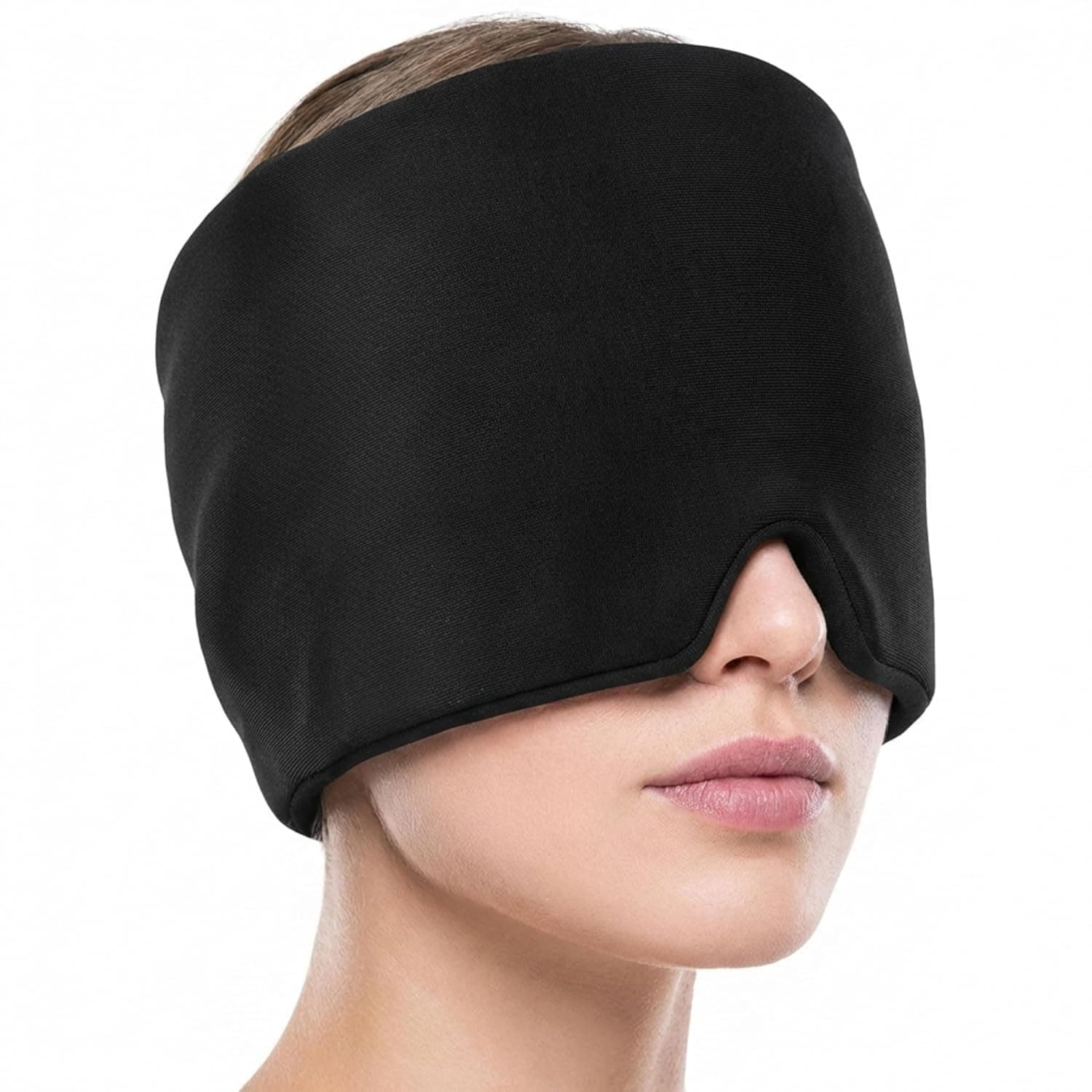 Laventha Migraine Relief Cap, Hot & Cold Therapy Gel Head Wrap
