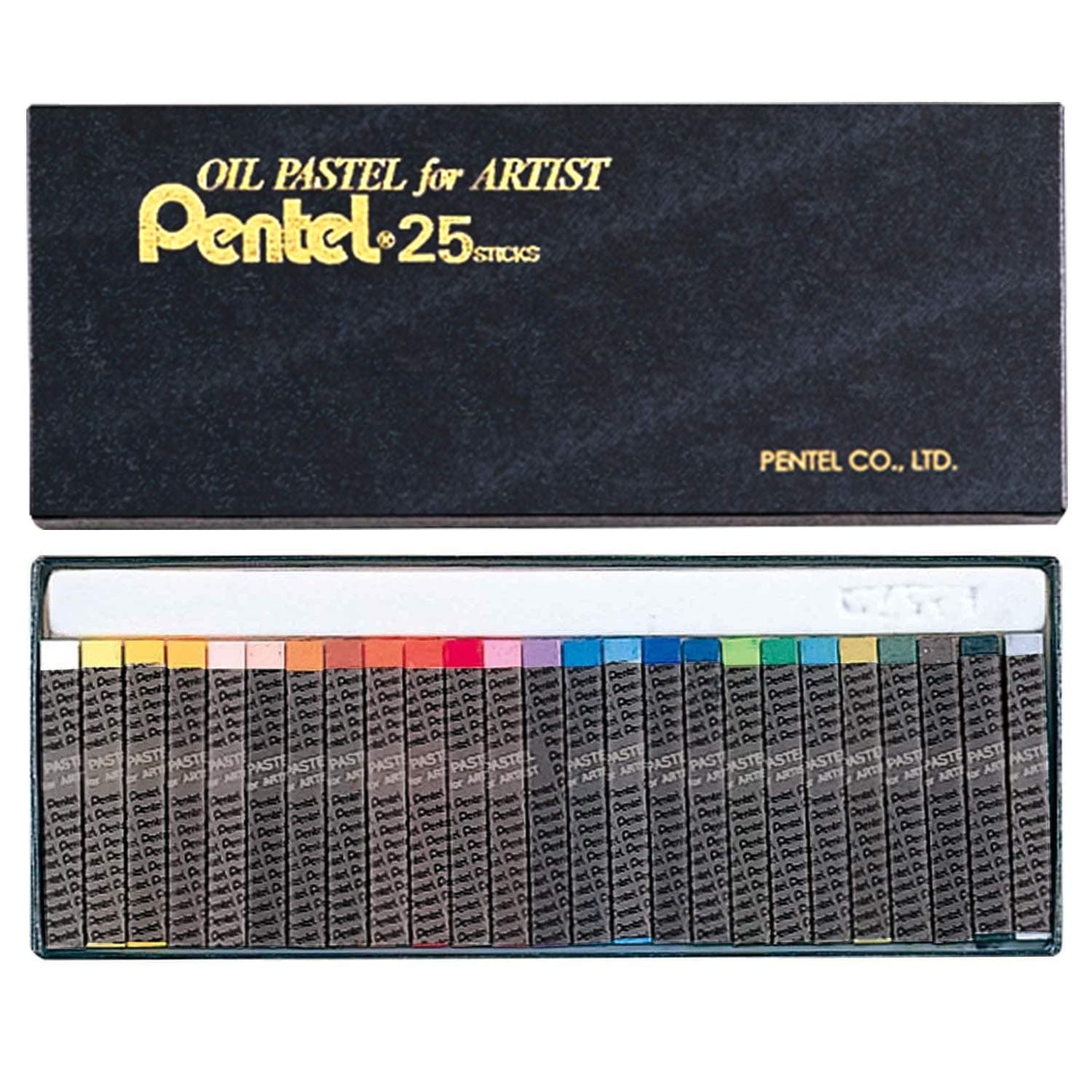 Pentel Oil Pastel Professional Pass PTA-25D 25 Colors
