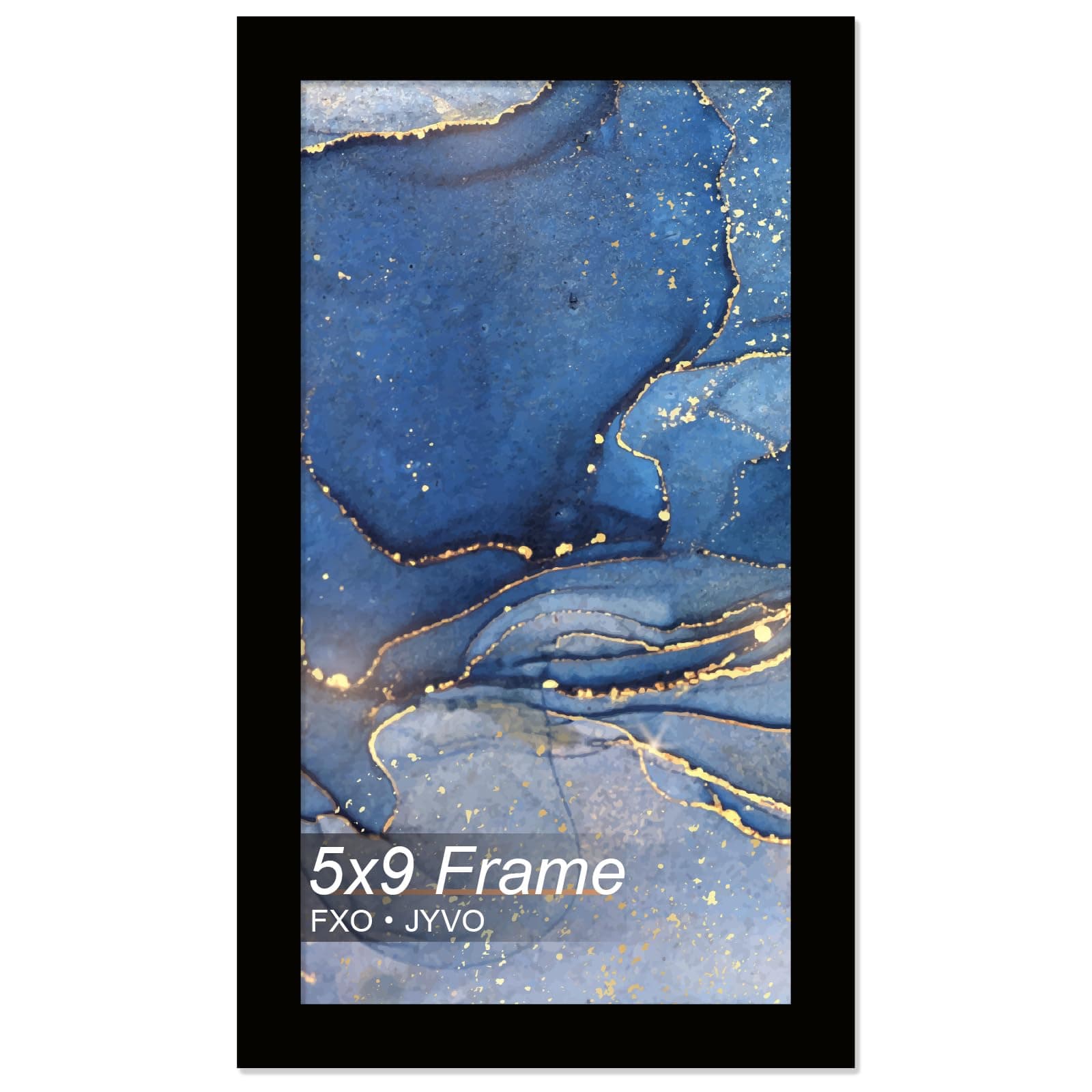 Fxojyvo 5x9 Picture Frame for Photo Poster Horizontally/Vertically