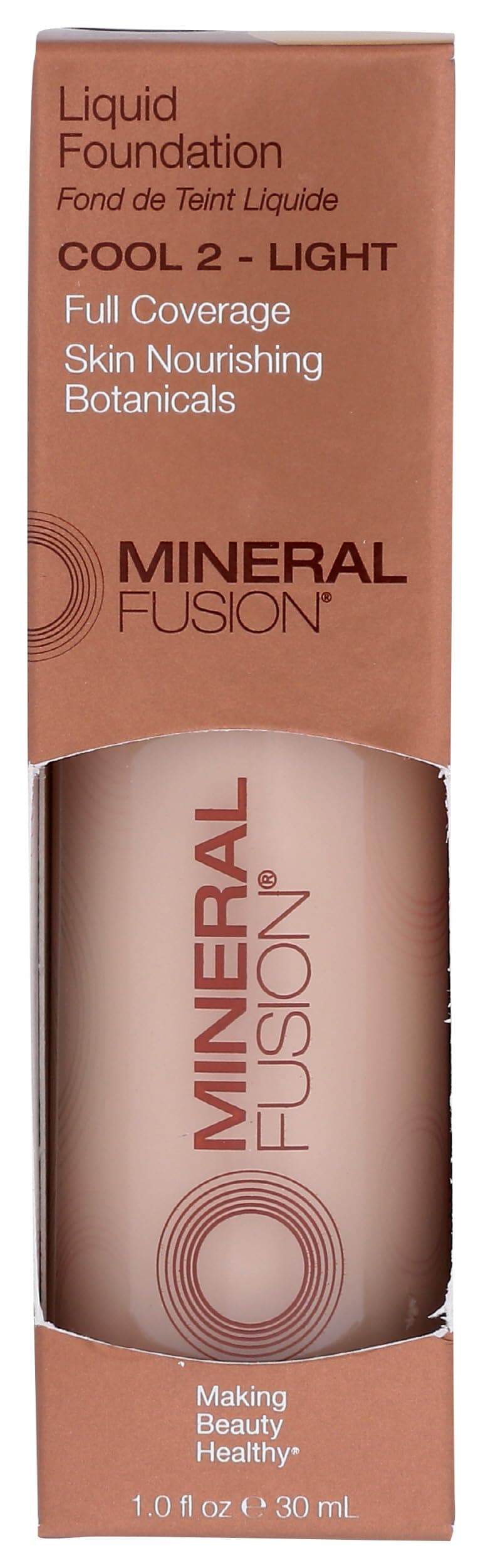 Mineral Fusion, Liquid Foundation, Cool 2, 1.0 fl oz (30 ml)
