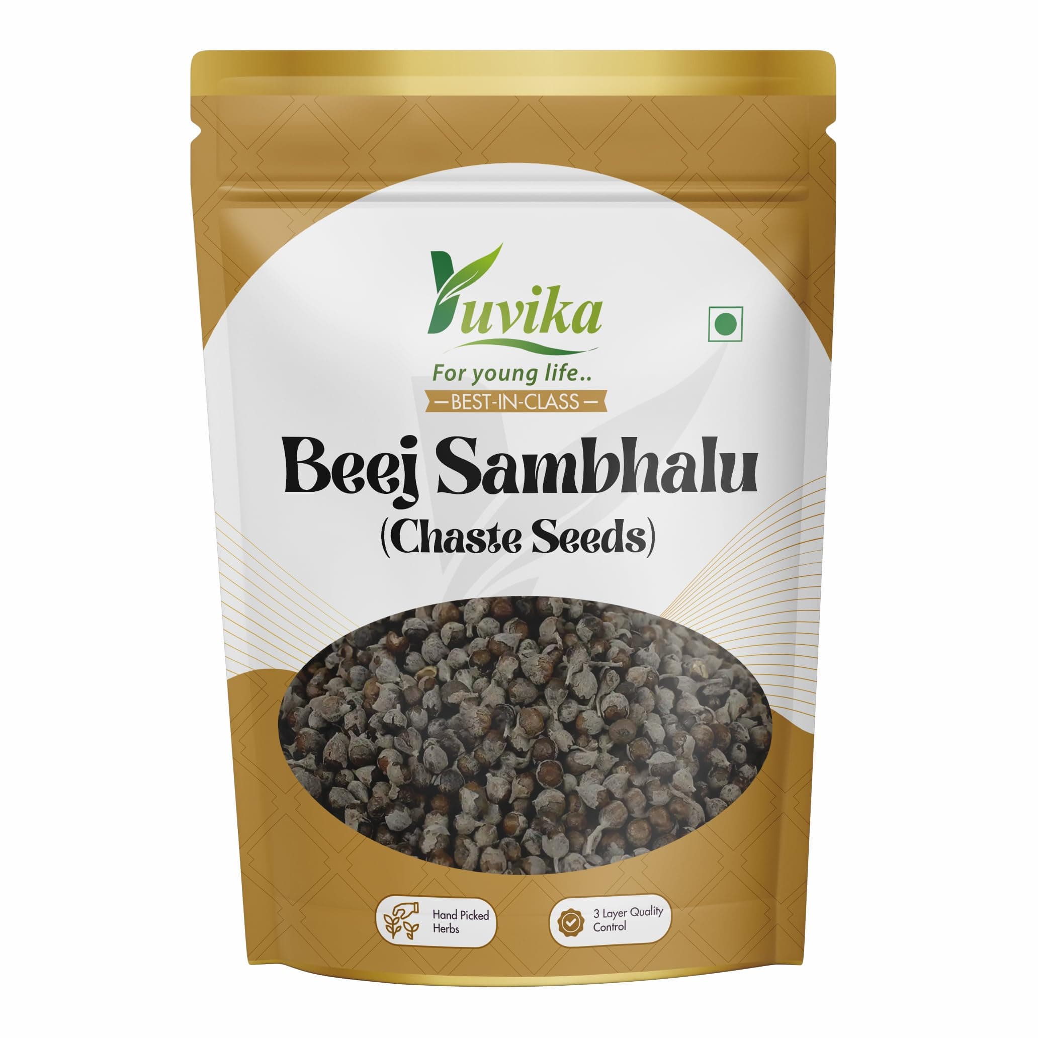YUVIKA Beej Sambhalu - Nirgundi Seeds - Vitex Negundo - Chaste Seeds