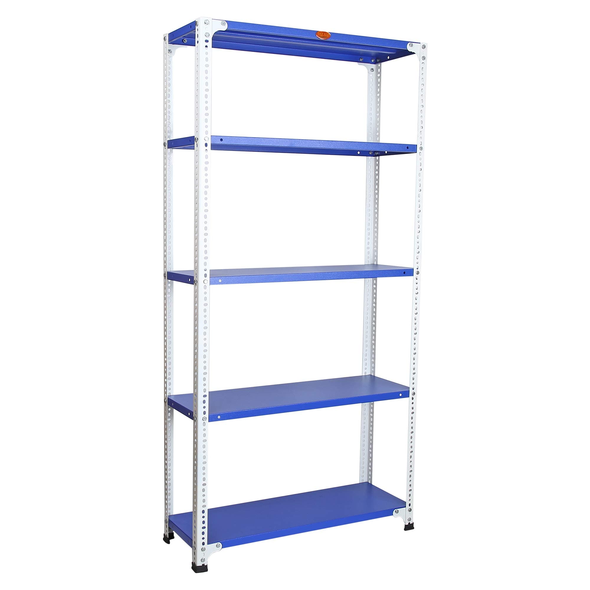 Mil-Nil Prime CRC Sheet 5 Shelf Multipurpose Storage Rack, 72 x 36 x 12 Inch (Grey)