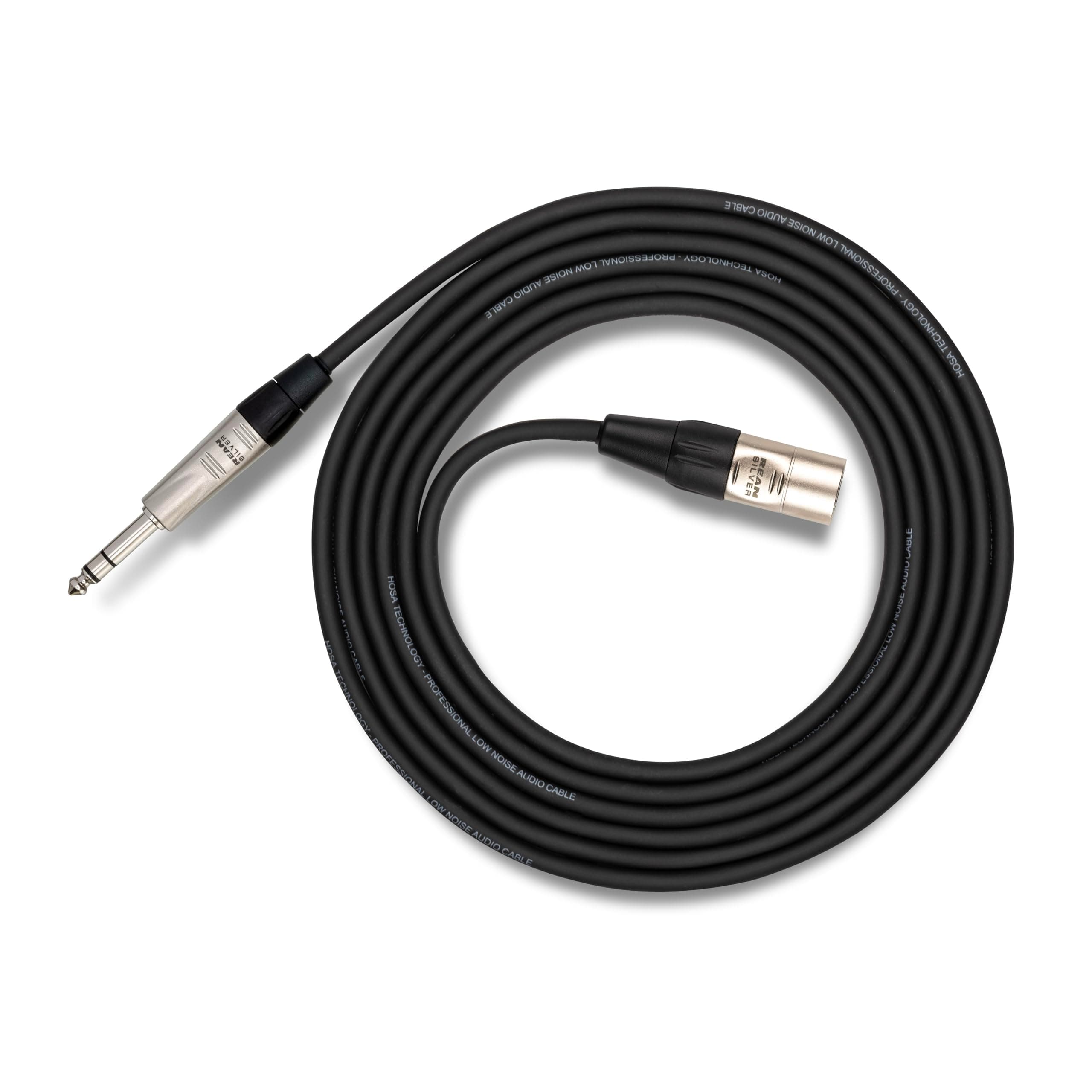 Hosa HSX-005 REAN 1/4 inch TRS to XLR3M Pro Balanced Interconnect, 5 feet
