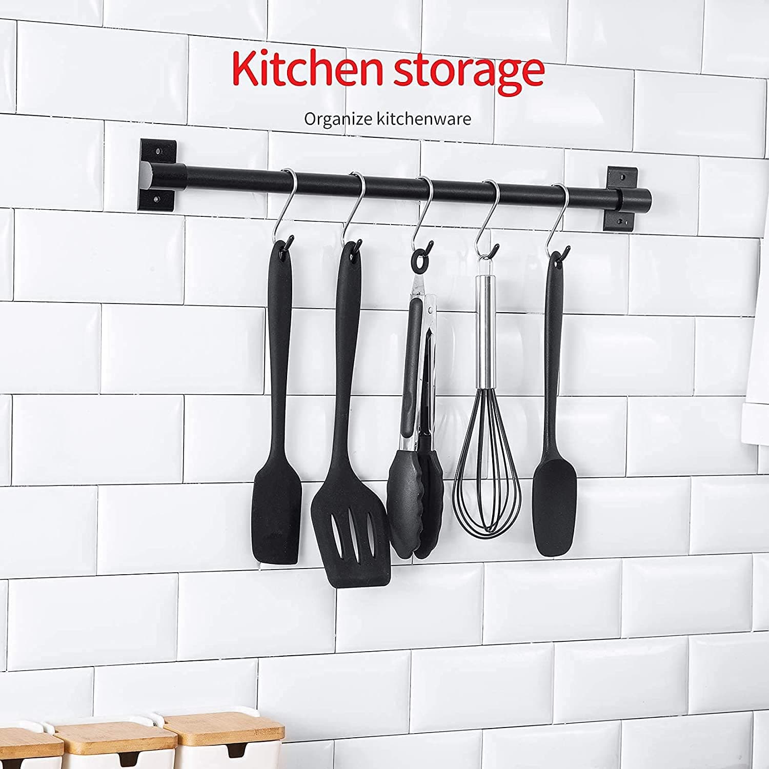 Blendmix Heavy Duty S Hooks for Hanging | S Shaped Hooks for Hanging| S Hooks for Kitchen,Clothes,Office, Steel S Hooks,Cloth Hanger Hook