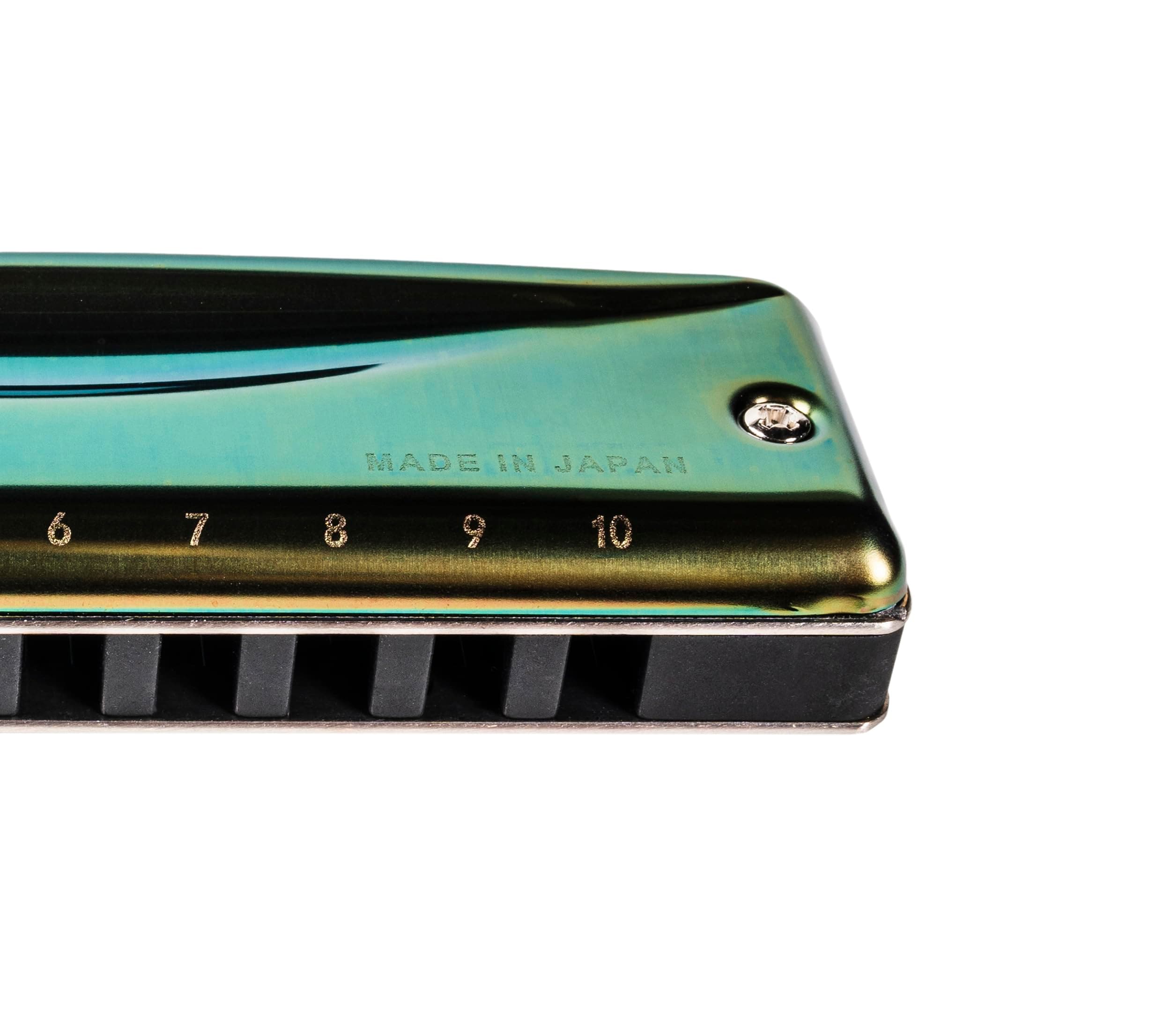 Suzuki C-20 Olive 10-Hole A Key Diatonic Harmonica