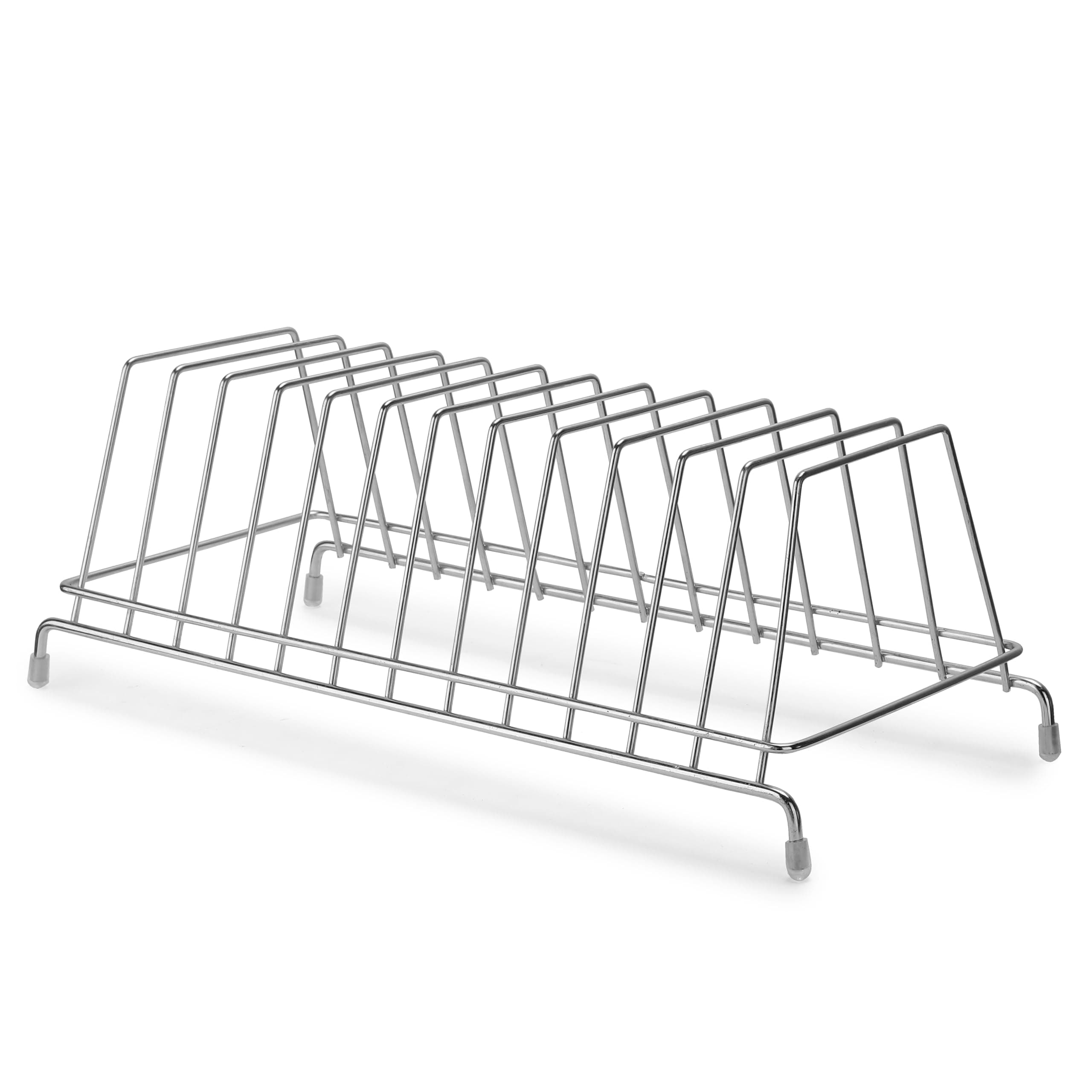 AB99 COLLECTION 12 Section Stainless Steel Thali Plate Rack for Kitchen | Dish Drying & Organizing Stand | Countertop Plate Holder | Rust-Resistant Plate Organizer, Thali Stand (Pack of 1)