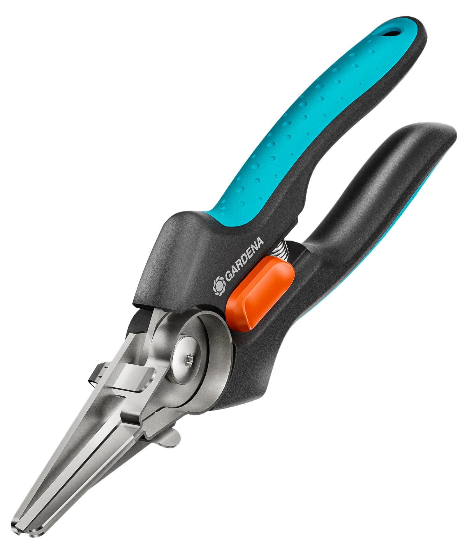 Gardena 12213-20 Harvesting Scissors LG1000 - Stainless Steel, Gripping Function, Sharp Cut