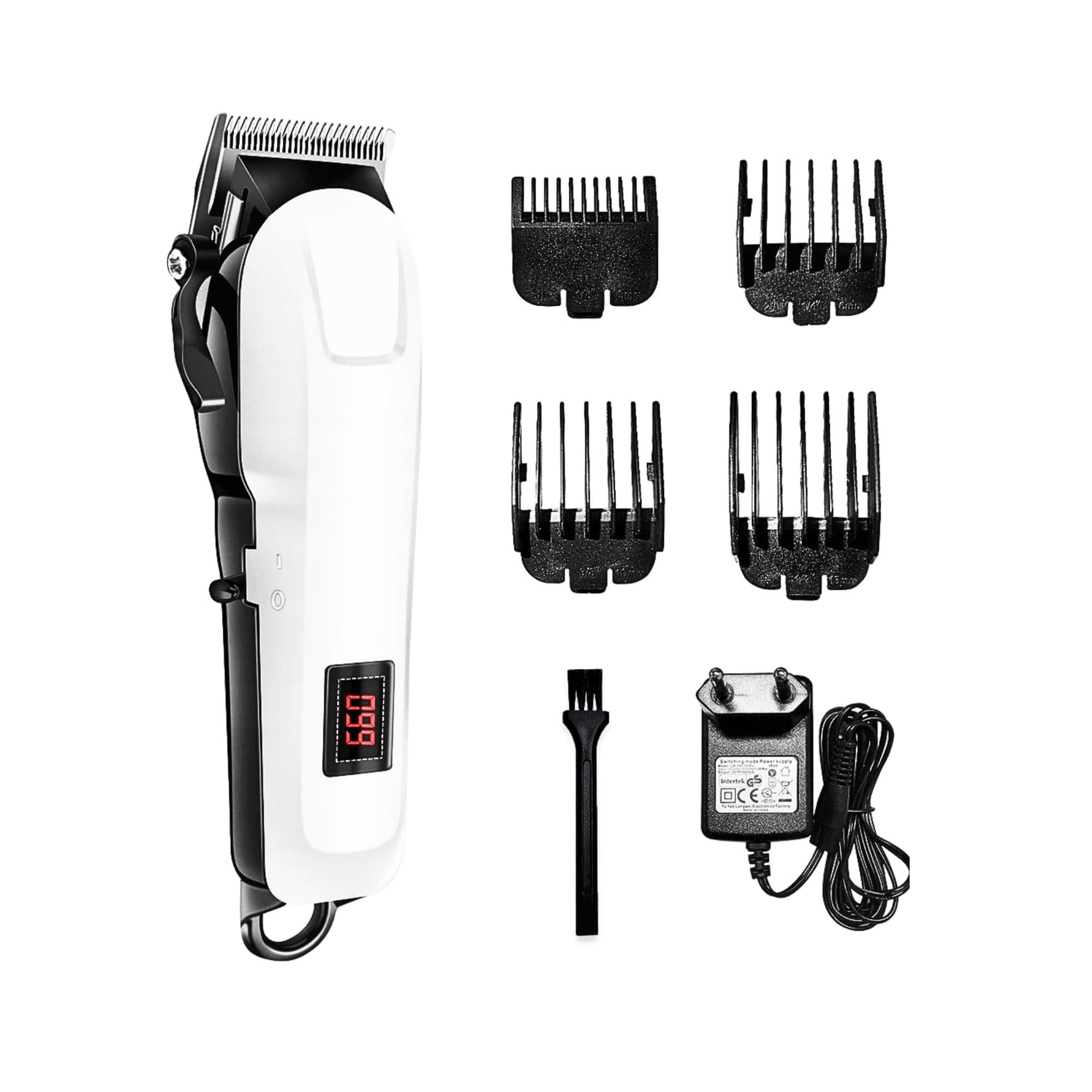 Concepta Hair Trimmer for Men Hair Cutting – Rechargeable Beard Trimmer for Man – Waterproof Shaver with USB Charging & 4 Combs for Hairs, Beard And Moustaches - Cordless Hair Trimmer