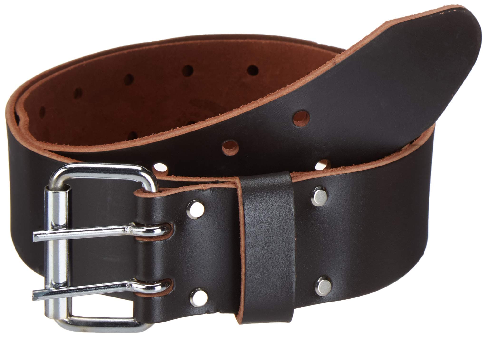 LAUTUS 2-Inch Work Belt in Heavy Top/Full Grain Leather, 28-Inch to 46-Inch - 100% Leather