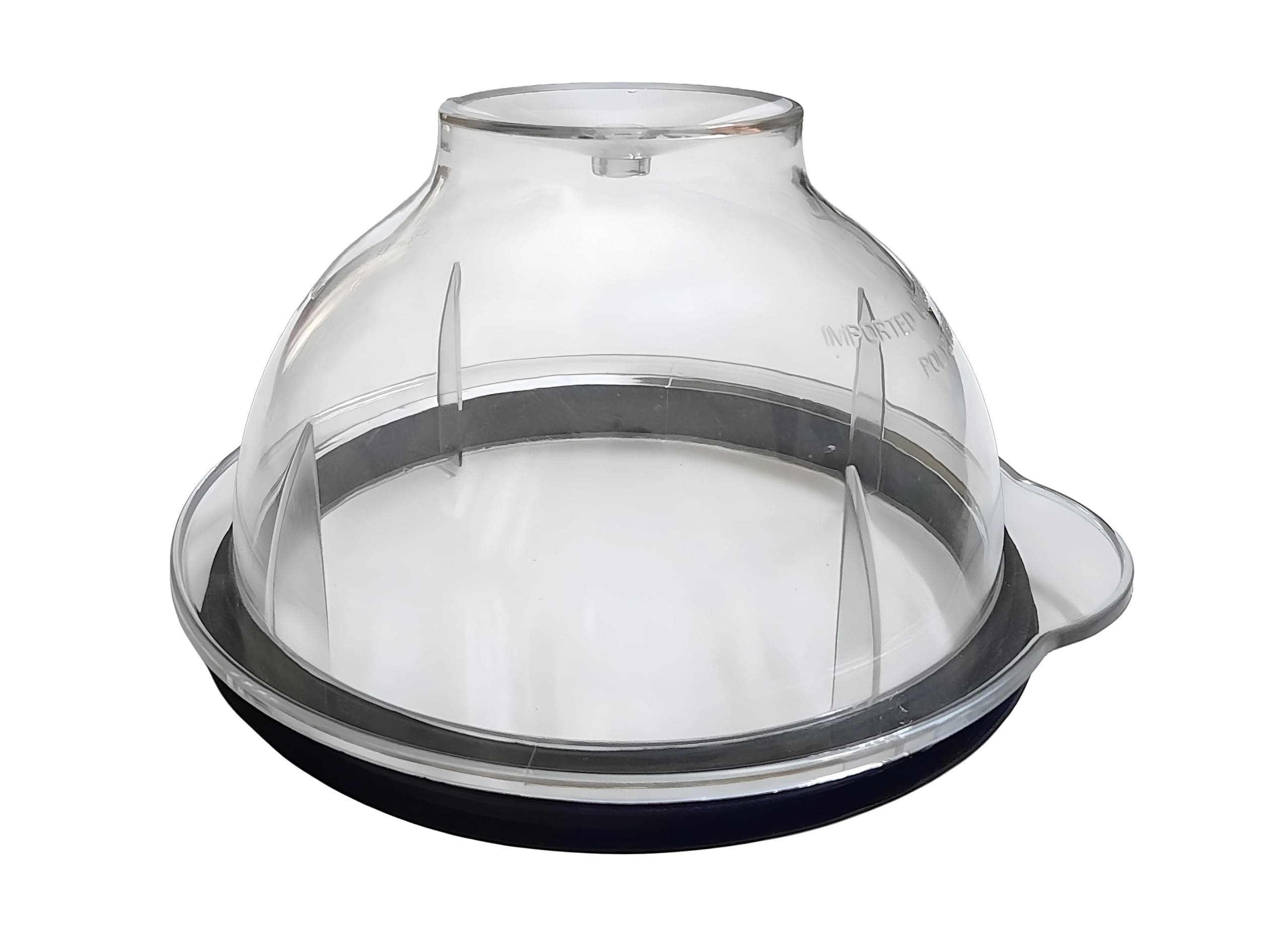 AJS spares- "MGA-504" 0.5Ltr Genie Jar Lid for PREETHI | Mixer Grinder Replacement Parts, Polycarbonate (11 cm, Clear)