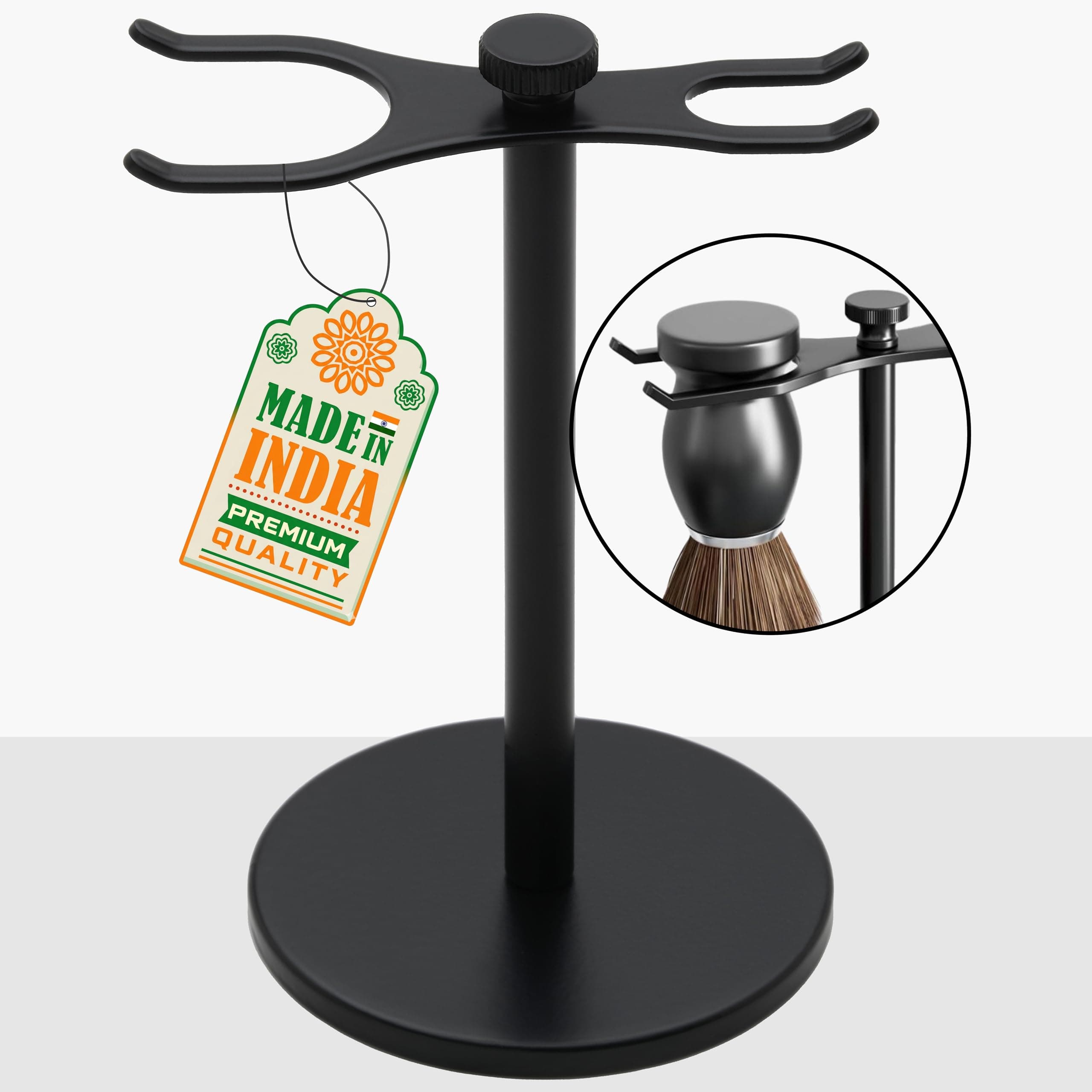 PEARL Razor & brush Holder Stand SST-05 Full Black valentine gift options
