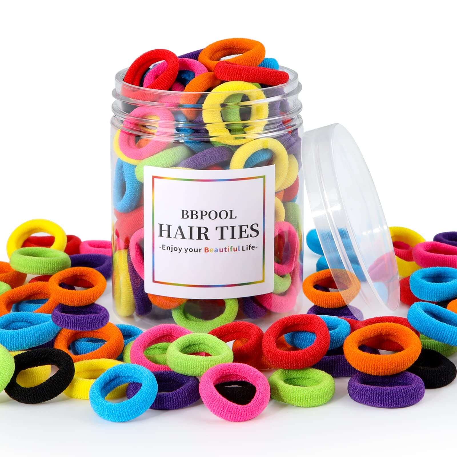 100PCS Hair Ties for Girls and Kids