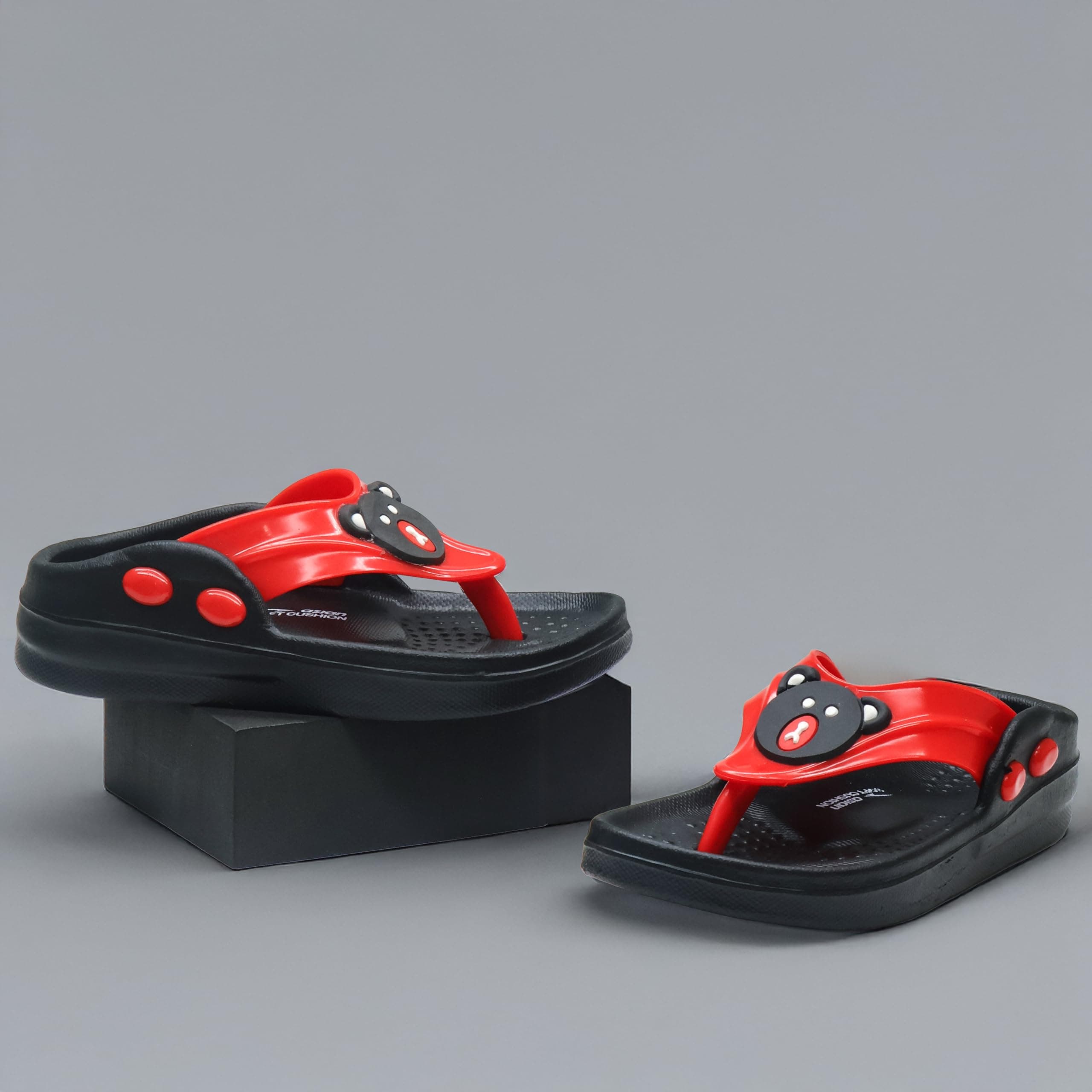 ASIAN KIDS ZOOPY-07 Daily Use Walking Sliders, Casual Slippers, Lightweight and Stylish Flip-Flop Design for Girls & Boys, Perfect for Indoor and Outdoor Wear, Comfortable All-Day Use