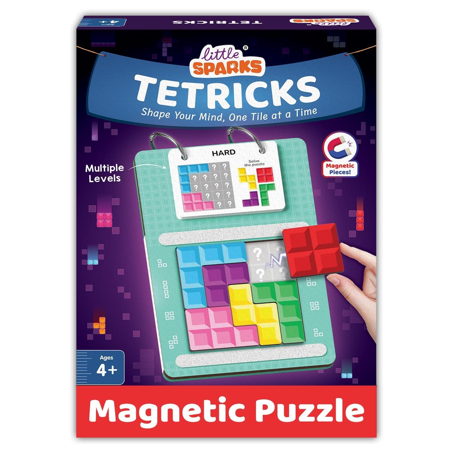 Smartivity Tetricks Magnetic Puzzle Game for Kids 4-8 Years
