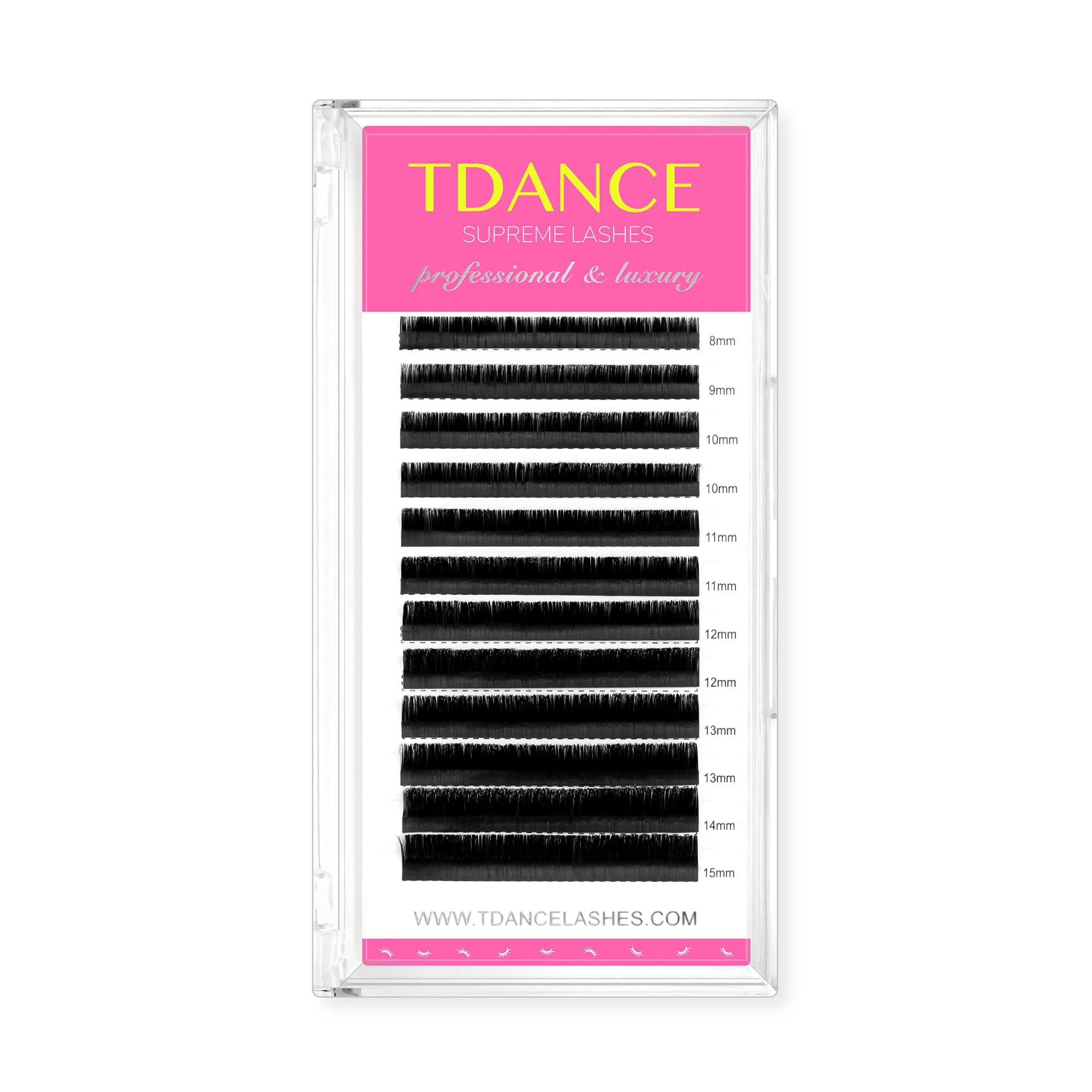 C-0.18, Mixed 8-15Mm: Tdance Eyelash Extension C Curl 0.18Mm Thickness Semi Permanent Individual Eyelash Extensions Silk Volume Lashes Professional Salon Use Mixed 8-15Mm Length