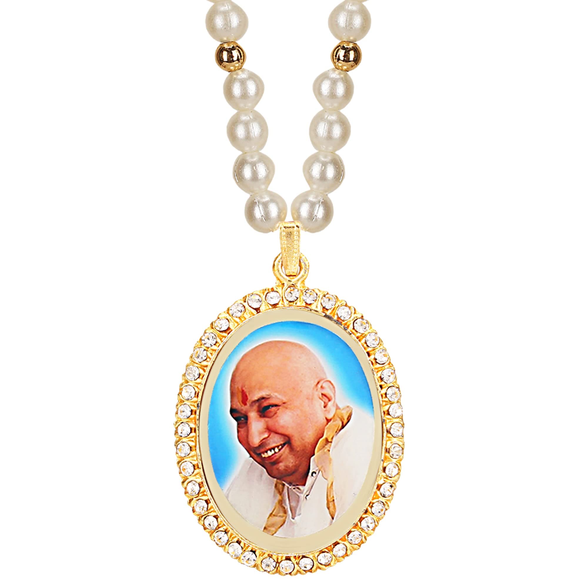 Indo Trends Global GuruJi Swaroop Photo Car Hanging | Blessing Shukrana Jai Guruji Swaroop - GR-1010