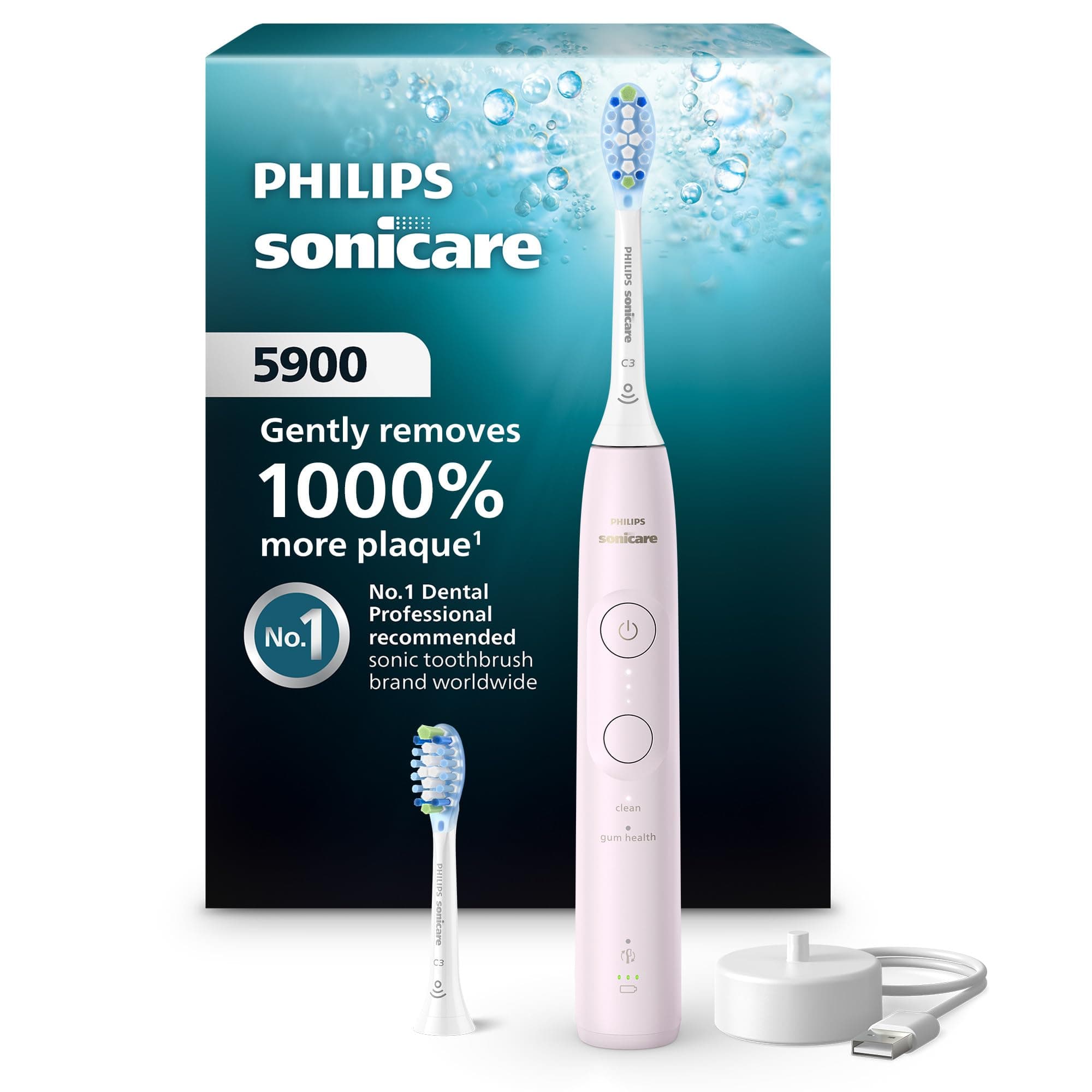 Philips Sonicare 5900 Rechargeable Toothbrush Pink