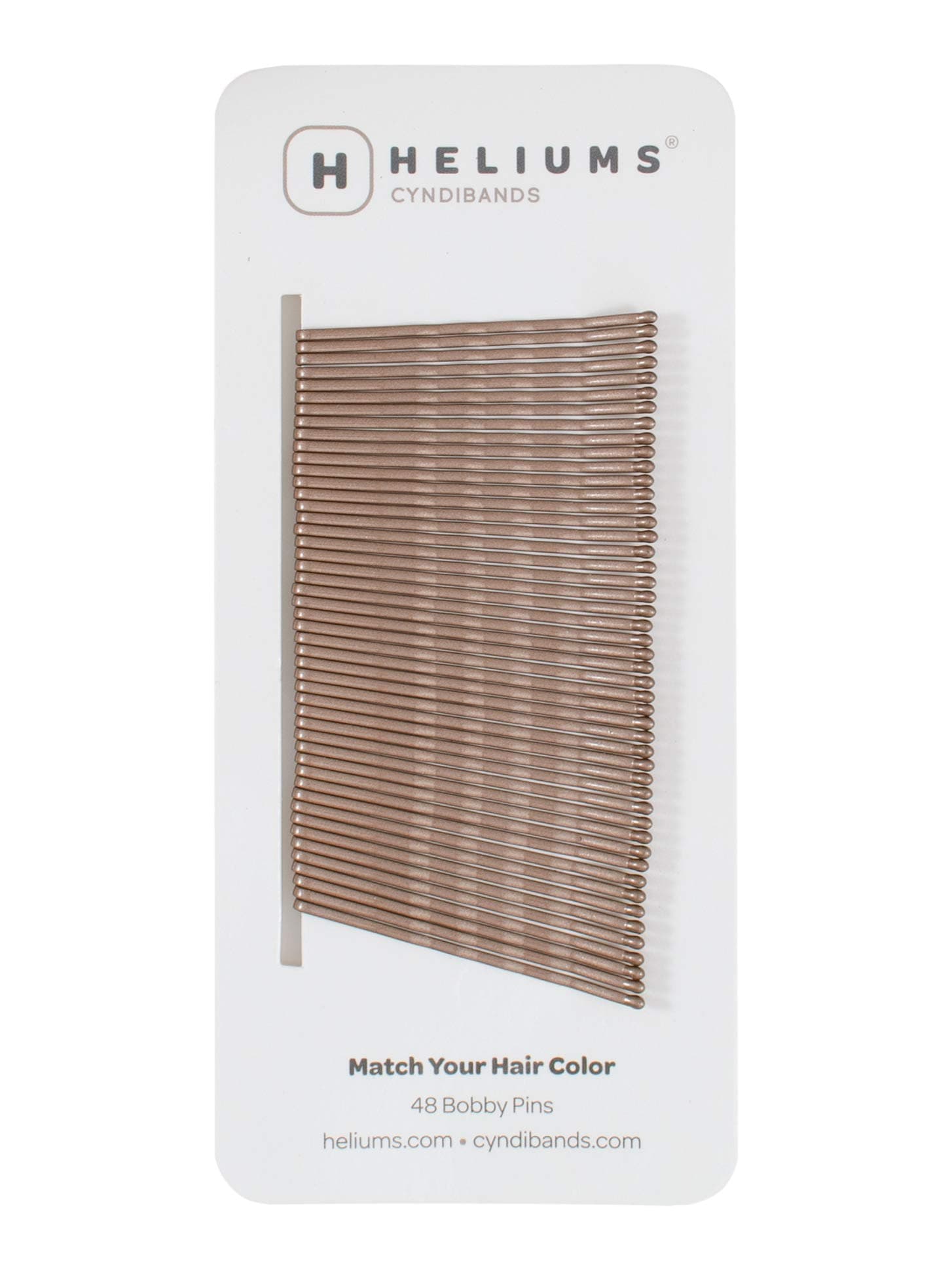 Copper Color Match Premium Bobby Pins for Redheads, 2 Inch Wavy - 48 Count