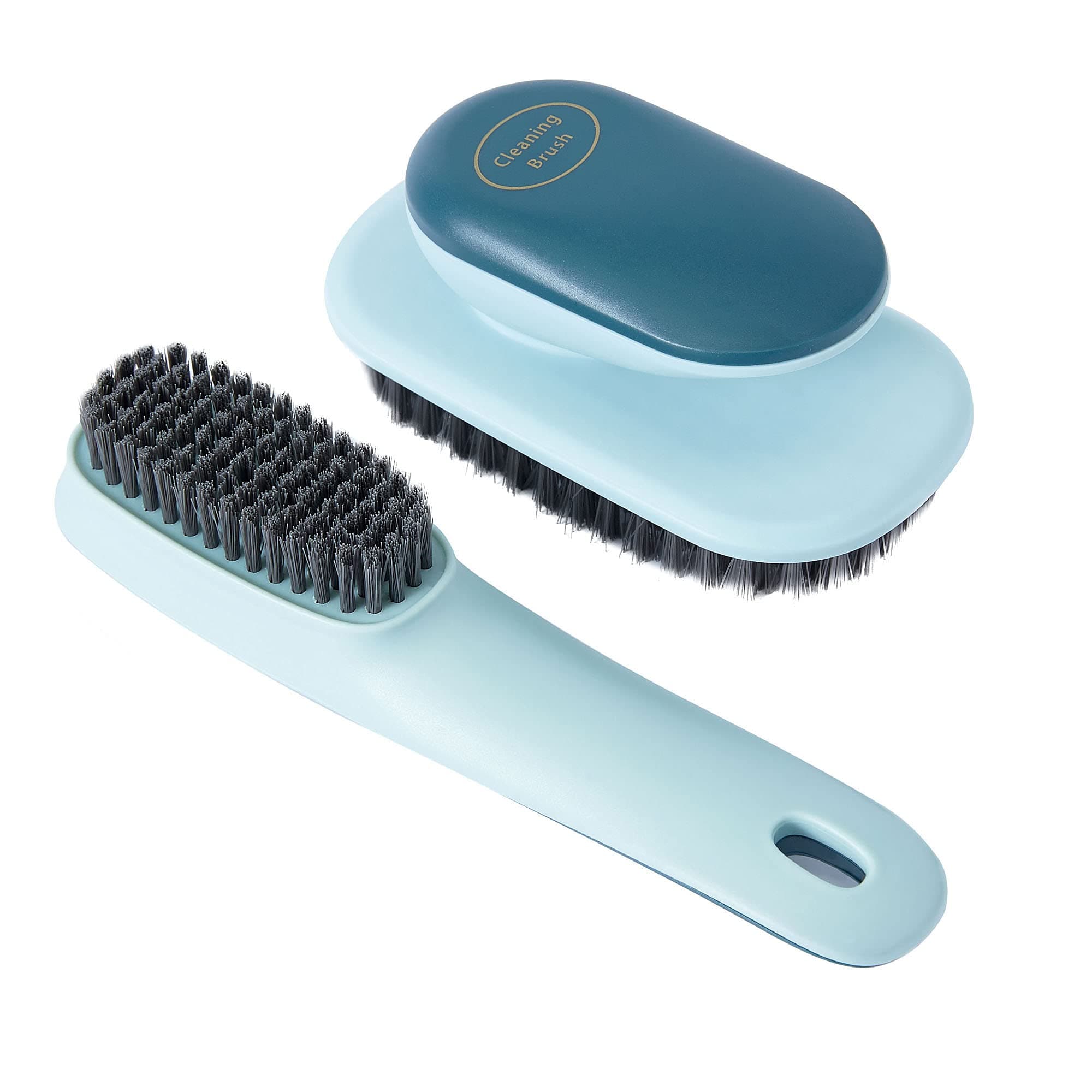 2 Pack Deep Cleaning Brush Set Bathroom Cleaning Brushes,Grips Brush, Shoe Cloth Brush,Floor, Carpet,Tub, Shower, Tile, Bathroom, and Kitchen Cleaner