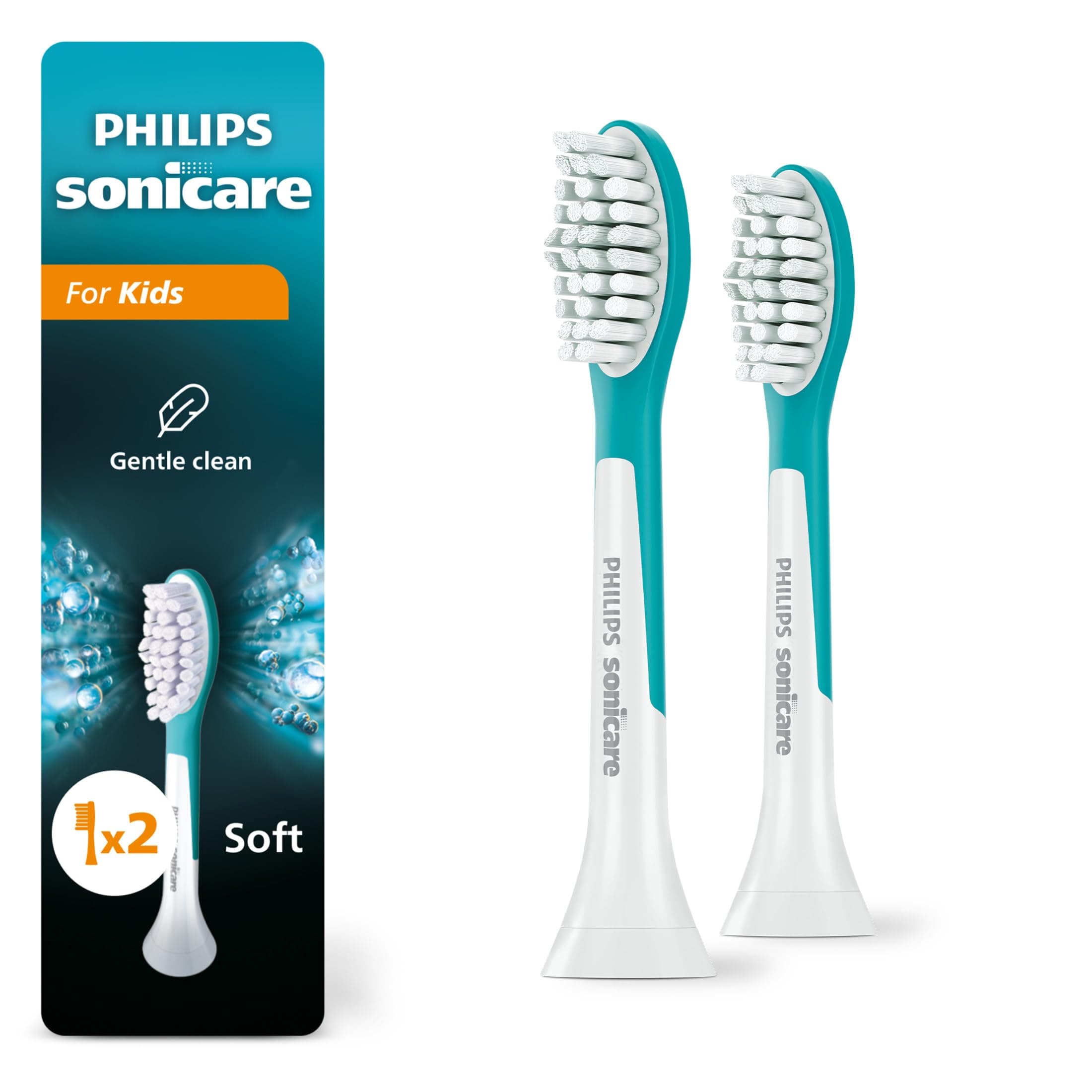 Philips Sonicare HX6042 2 Piece Kids Brush Head, Standard