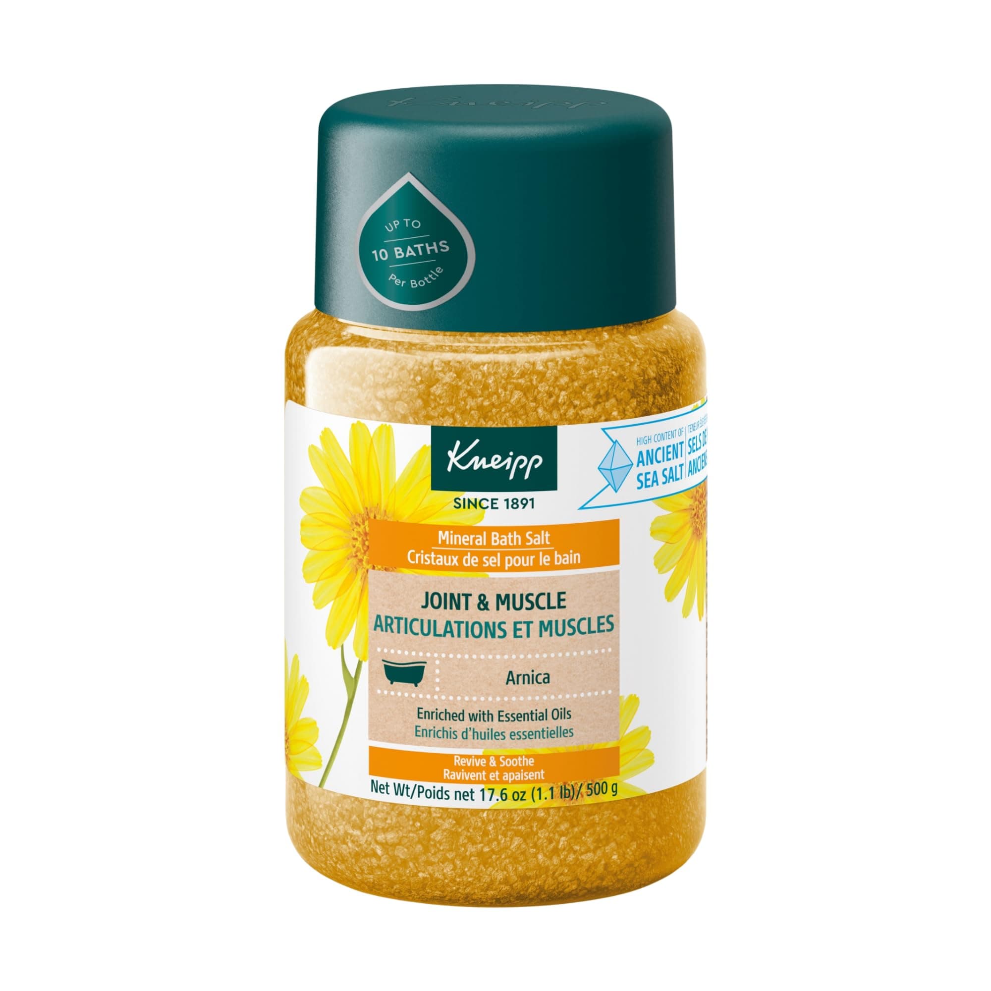 Kneipp Joint & Muscle Mineral Bath Salt - Arnica (17.6 oz.)