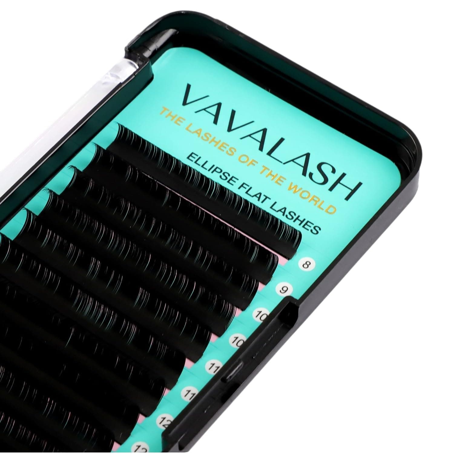 VAVALASH D - 0.15Mm, Mixed 8-15: Ellipse Eyelash Extensions 0.15Mm D Curl 8-15Mm Mixed Flat Eyelash Extension Supplies Light Lashes Matte Individual Eyelashes Salon Use Black Mink False L