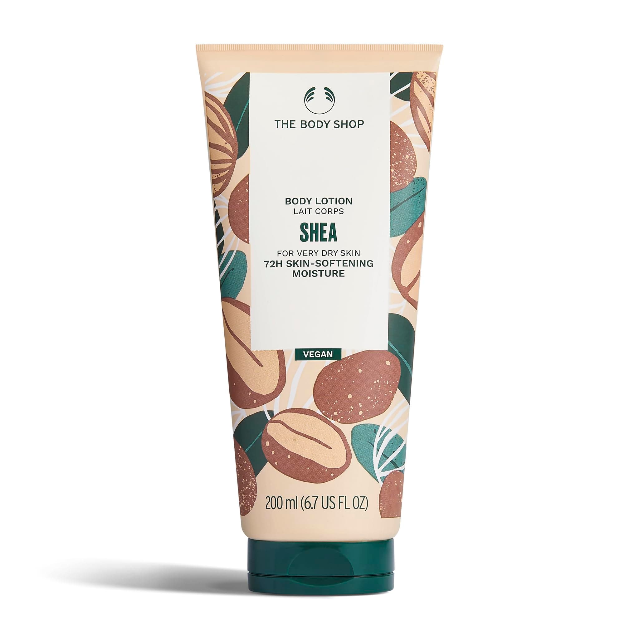The Body Shop Shea Nourishing Body Lotion, 200 ML - For Very Dry Skin |72 Hr Skin-Softening Moisture |Vegan
