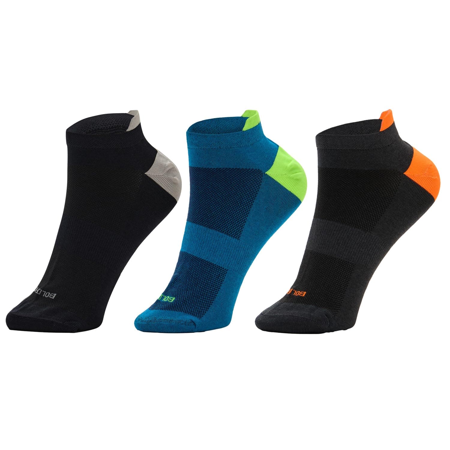 Boldfit Ankle Socks for Men & Women Premium Cushioned Terry Sports & Gym Socks Breathable Anti Odour No Show Low Cut Stretch Socks Running, Walking & Everyday Wear, Pack of 3