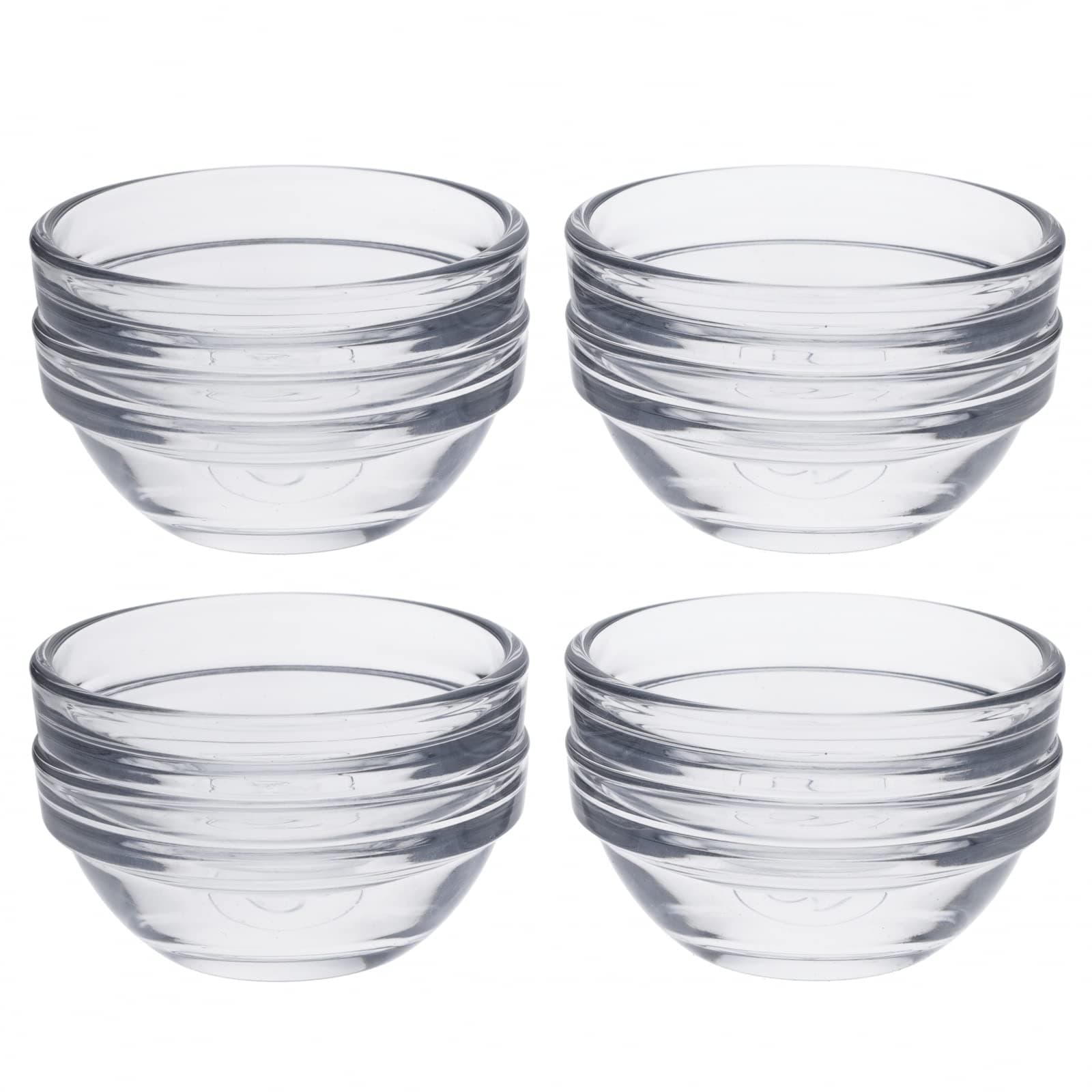 Beille Cooking Baking Supplies Mini Glass Pinch Bowl Ramekin Kitchen Essential, 8pc