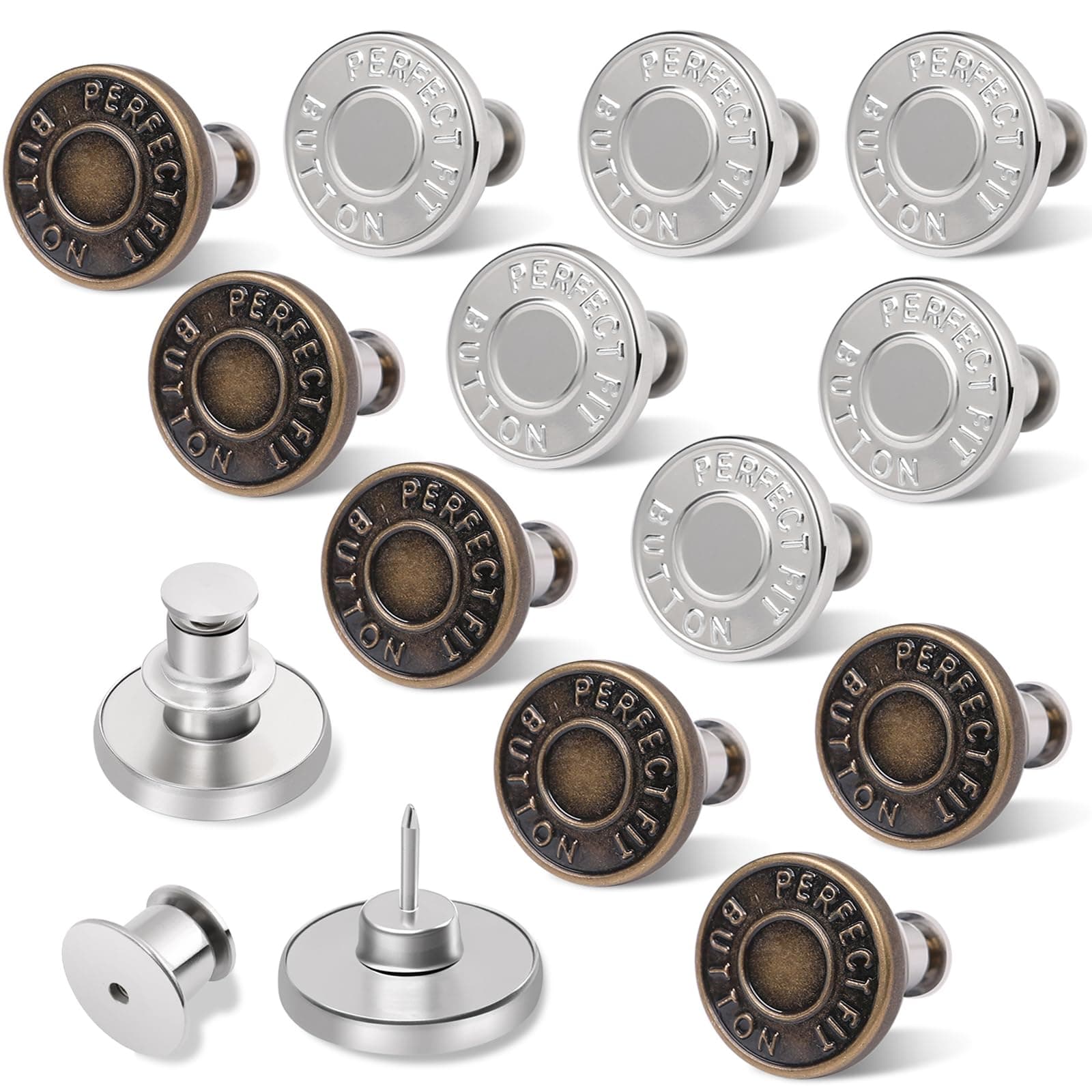 Button Pins for Jeans