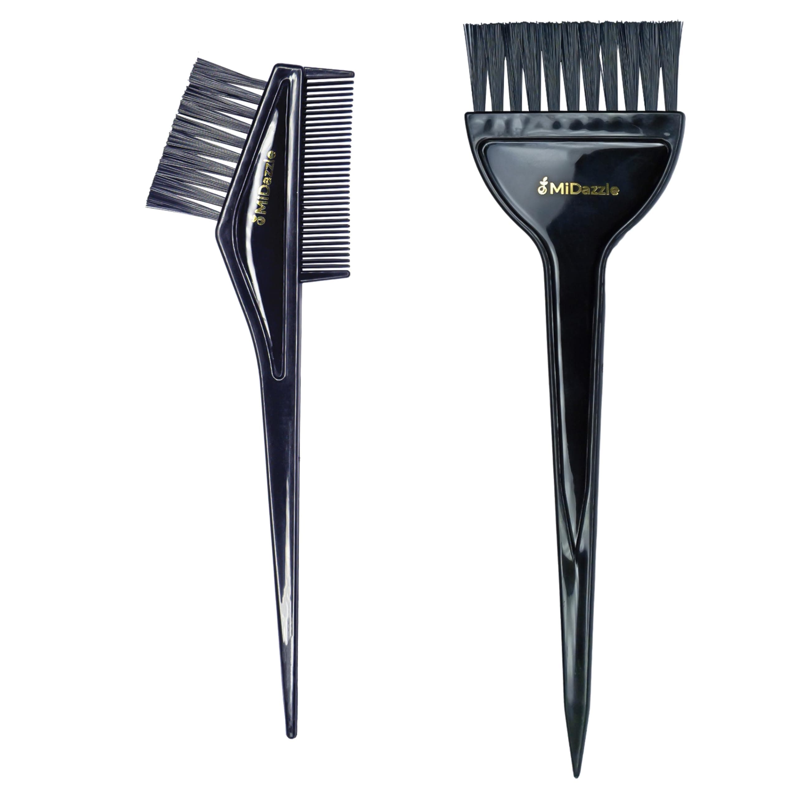 Midazzle Hair Coloring Brush and 2 in 1 Dye Brush (Pack of 2 - DB23)