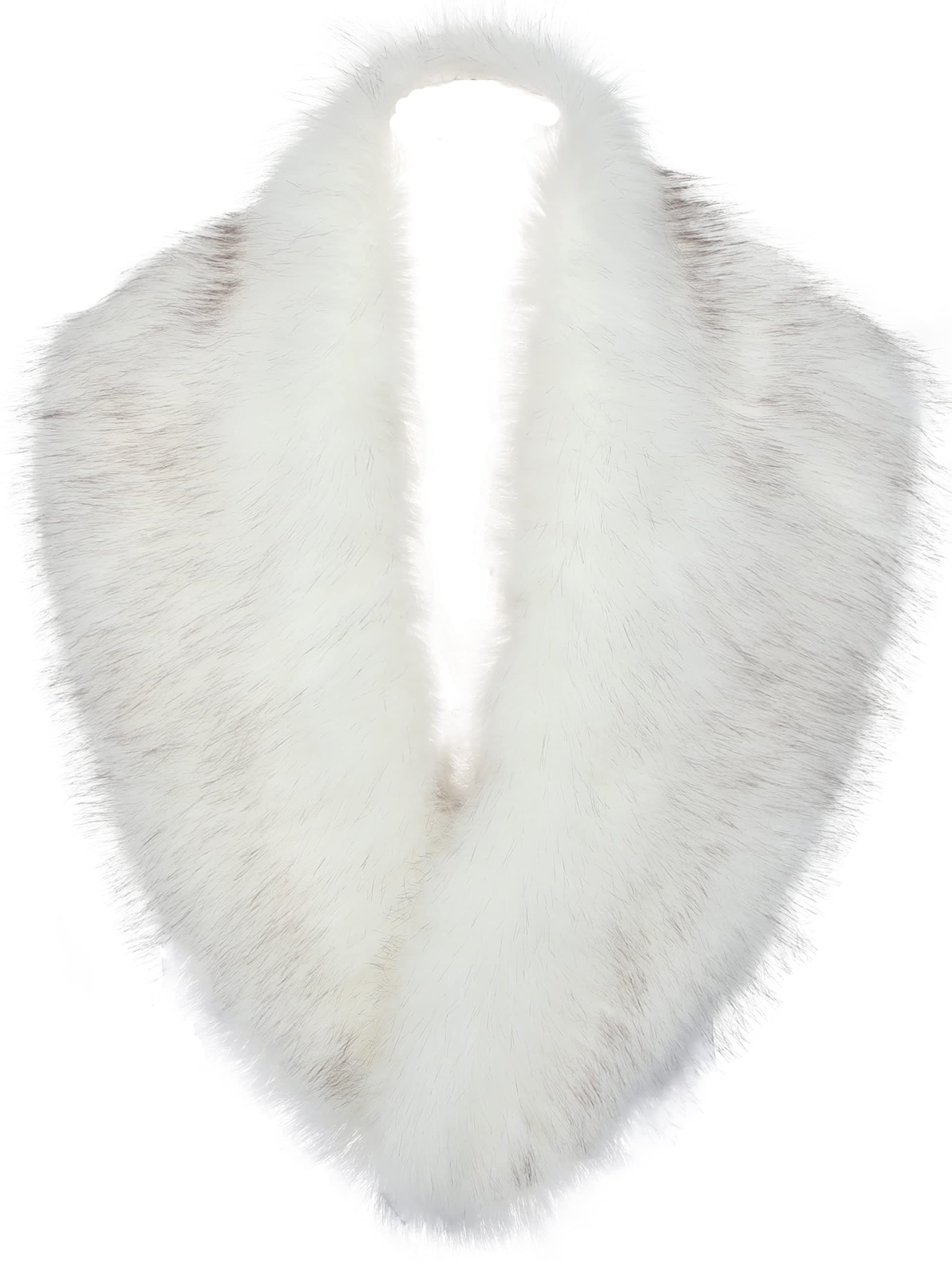 La Carrie Women's Faux Fur Collar Scarf Wrap Cold Winter Warmer