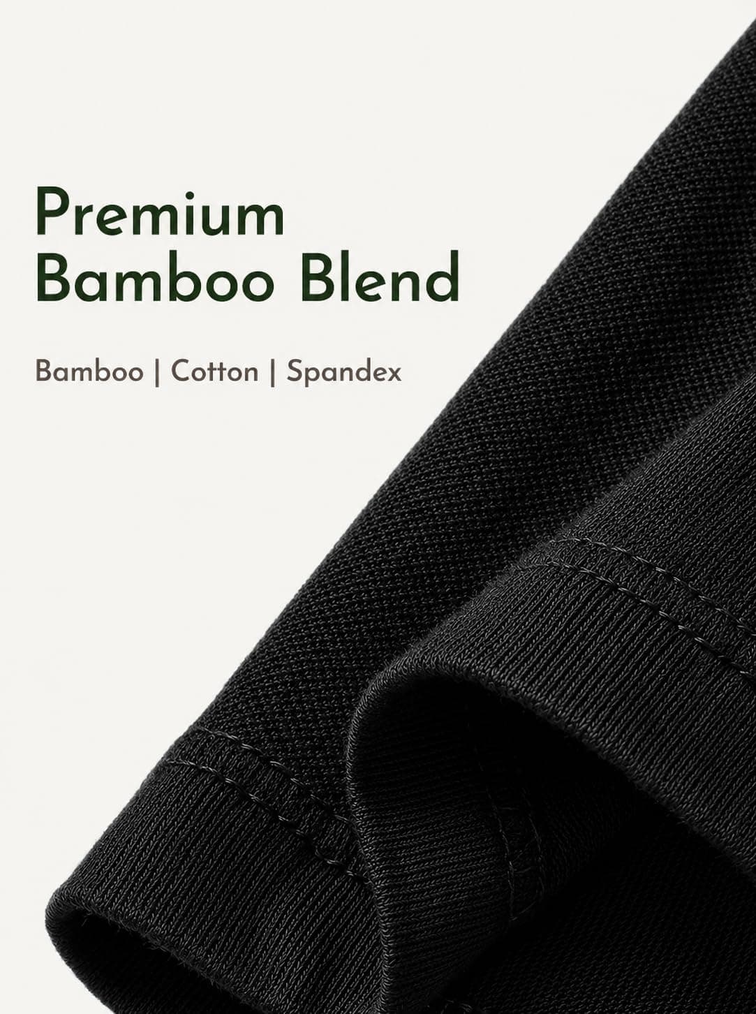 HEELIUM Bamboo Men's Polo Tshirt | Ultra-Soft & Anti-Odour | 3X Softer Than Cotton | Regular Fit Collar T-Shirt for Man | Smart Casual & Lightweight