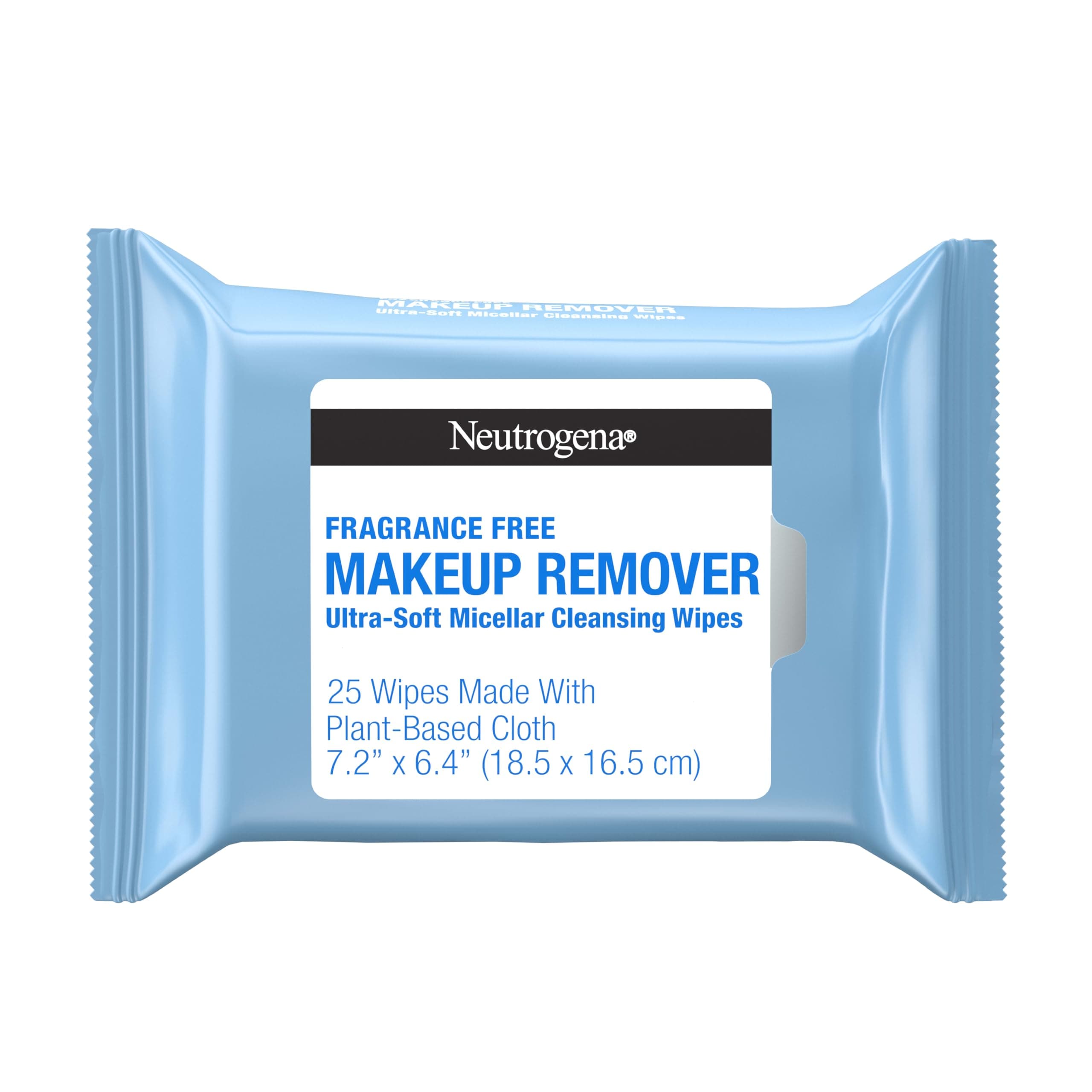 Neutrogena Fragrance-Free Make-Up Remover Cleansing Towelette, 25 Count