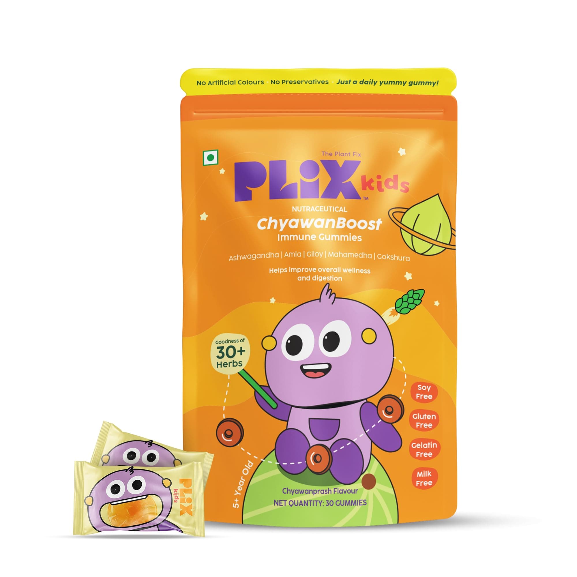 PLIX - THE PLANT FIX ChyawanBoost Gummies | Helps Boost Immunity & Supports Digestion