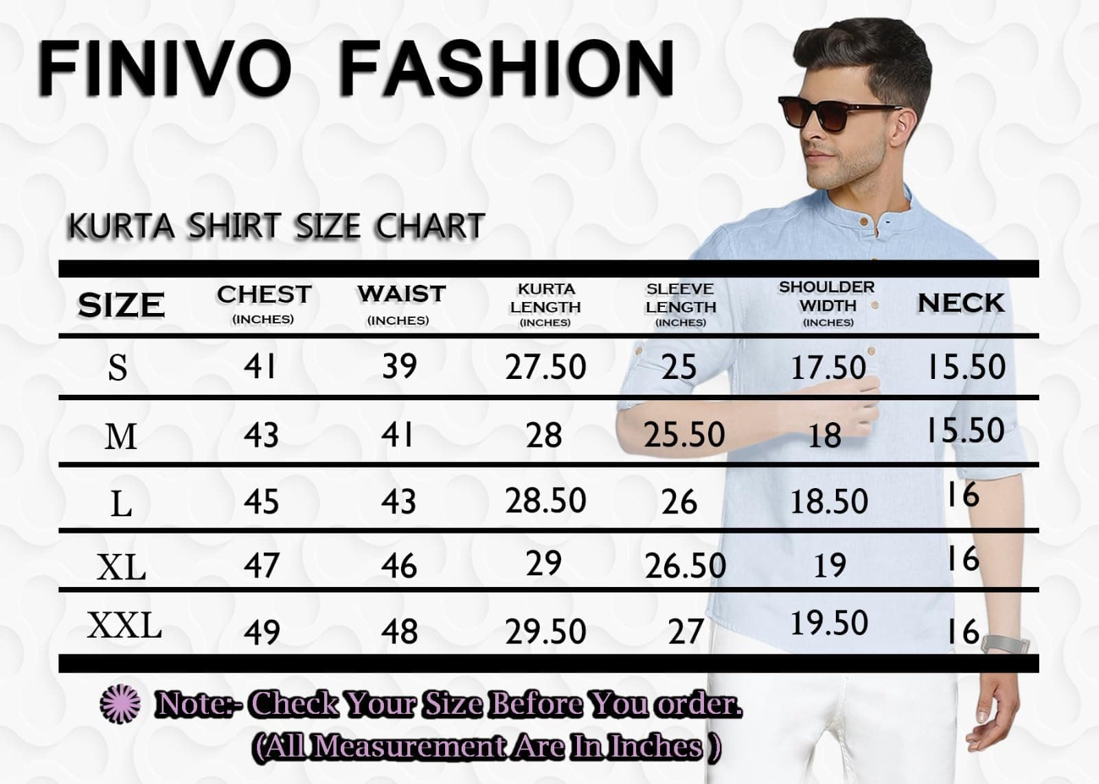 FINIVO FASHION Men's Cotton Blend Short Kurta Shirt | Casual Ethnic Wear with Roll-Up Sleeves & Mandarin Collar | Comfortable Fit Tunic for Festive, & Summer Outings