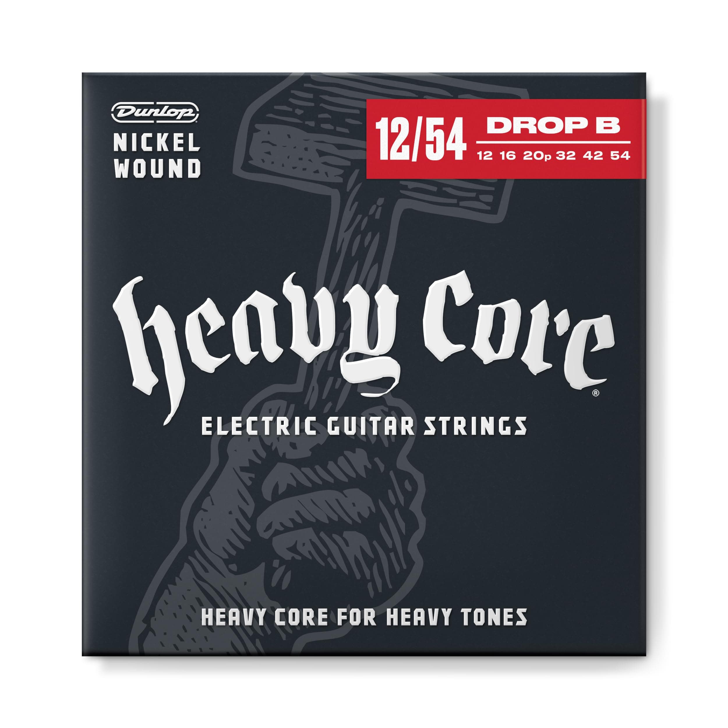Jim Dunlop Heavy Core Electric Guitar Strings - Heavy Gauge