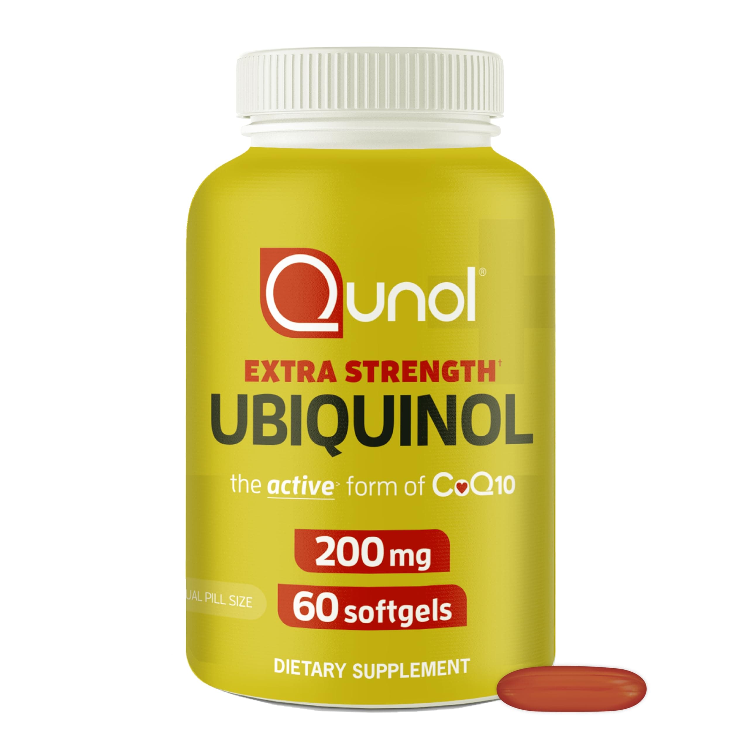 Qunol - Ubiquinol Active Coq10 Extra Strength 200 Mg. 60 Softgels 179875