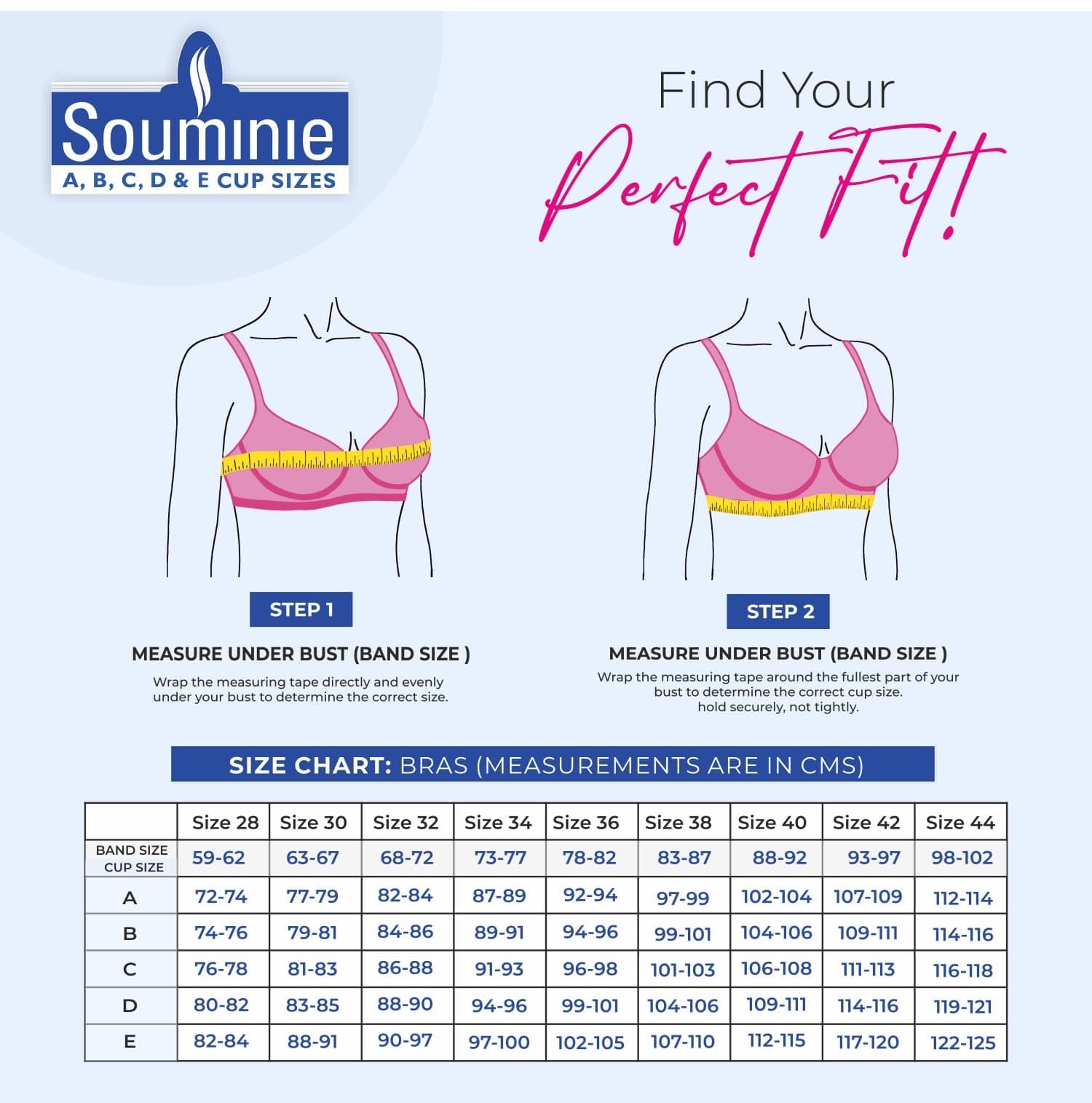 SOUMINIE Women s Cotton Non Padded Full Coverage Everyday Bra | Pack of 3 |