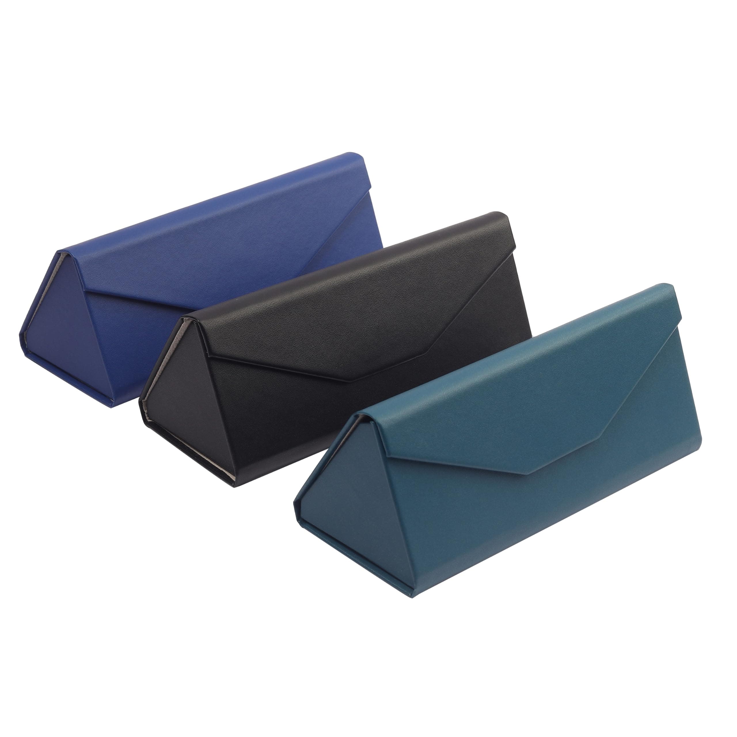 VIVID Vision Unisex Adult Lightweight Eyewear Specs Case Cover | Protect Eye Glasses | Chashma Dibbi | Spectacle Box | Closure - Magnetic | Faux Leather | IC-534 | Royal Blue