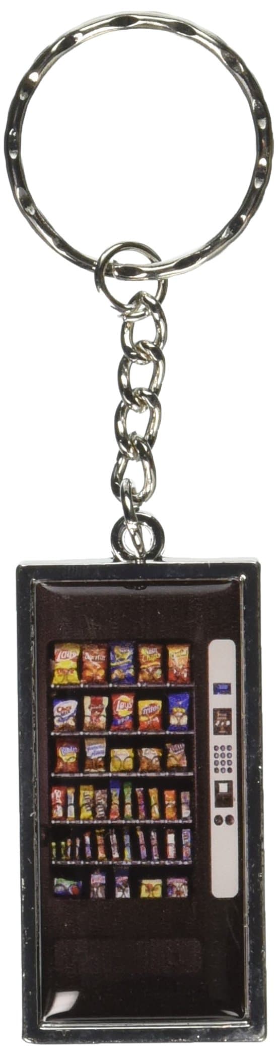 Graphics and More Snacks Chips Candy Vending Machine Keychain Ring (K1981)